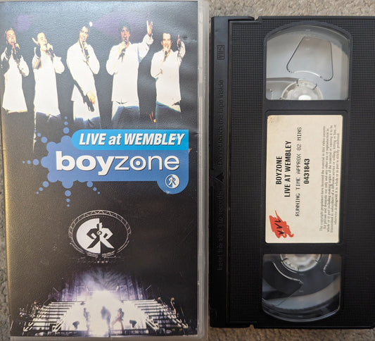 Boyzone Live At Wembley VHS Video - Flippin Retro Video Shop