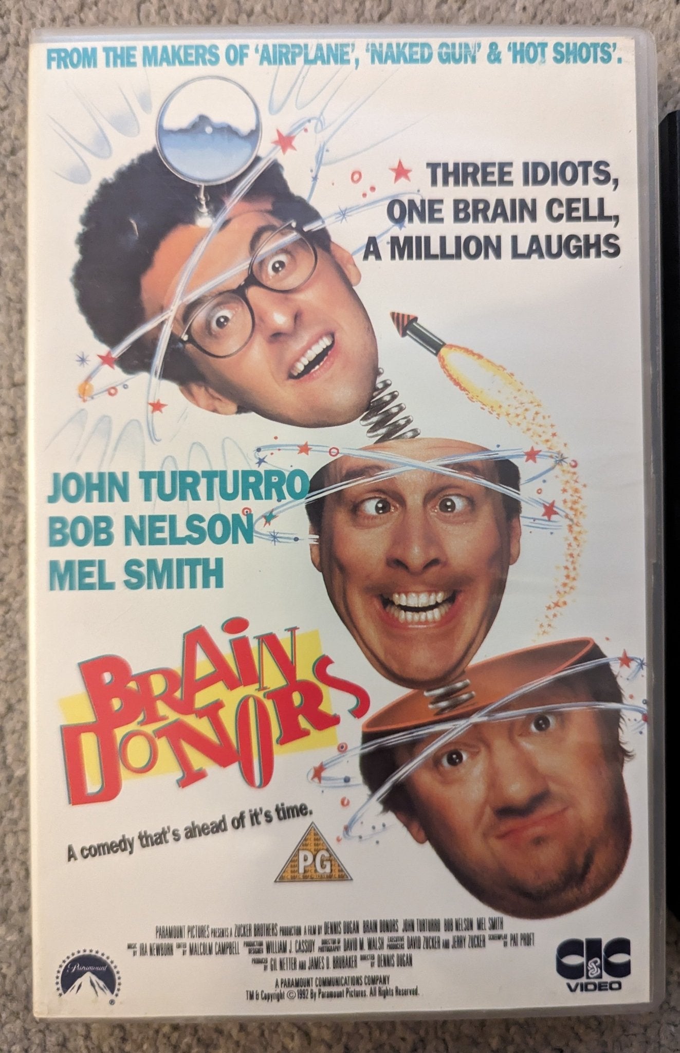 Brain Donors (1992) VHS Video Ex Rental - Flippin Retro Video Shop