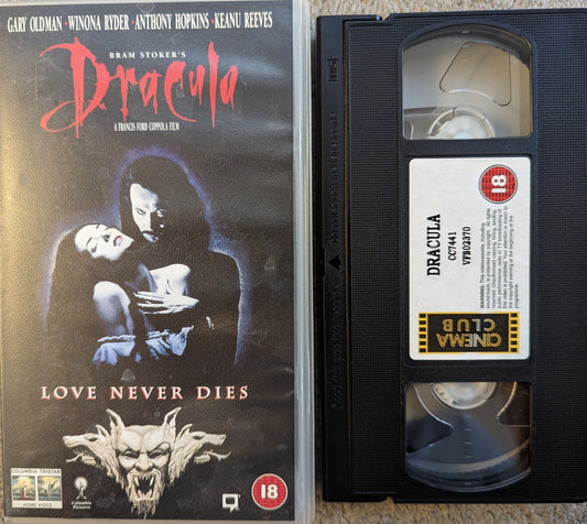 Bram Stokes Dracula (1992) VHS Video Cinema Club - Flippin Retro Video Shop