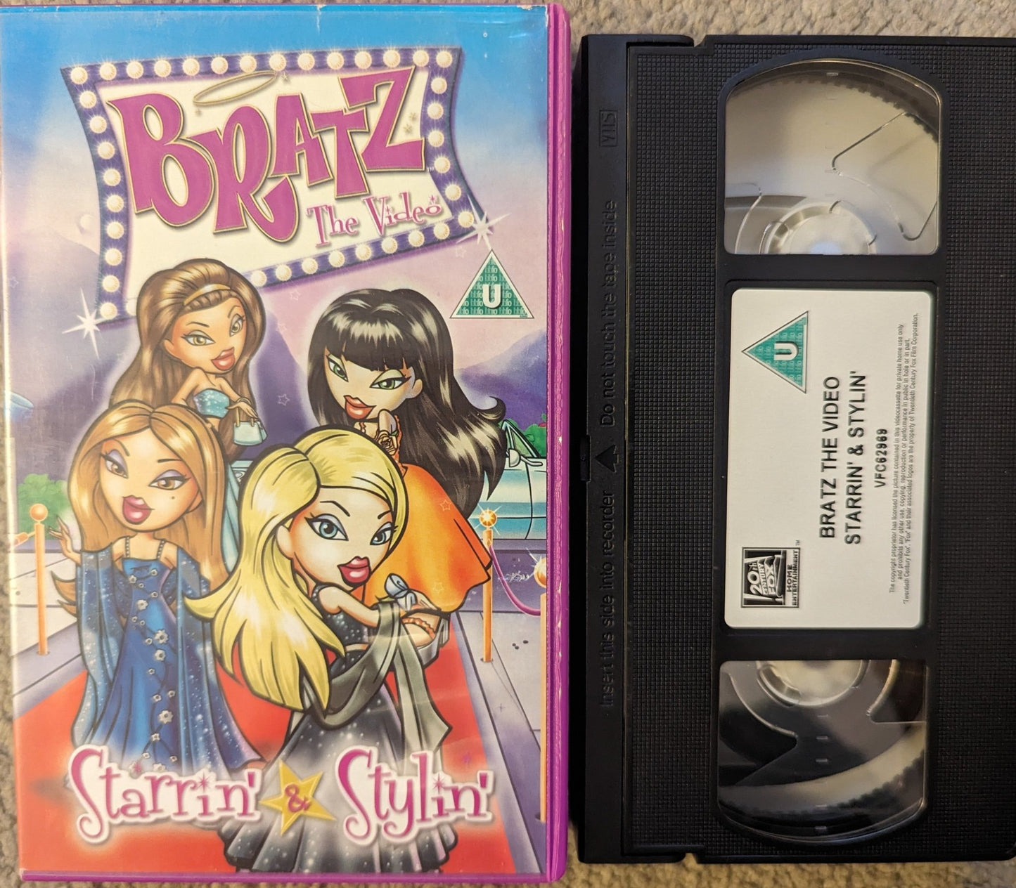 Bratz Starrin & Stylin VHS Video - Flippin Retro Video Shop