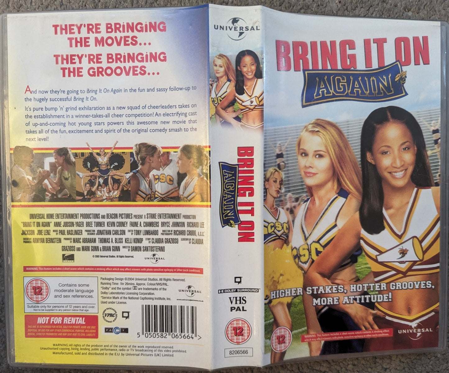 Bring It On Again (2004) VHS Video - Flippin Retro Video Shop