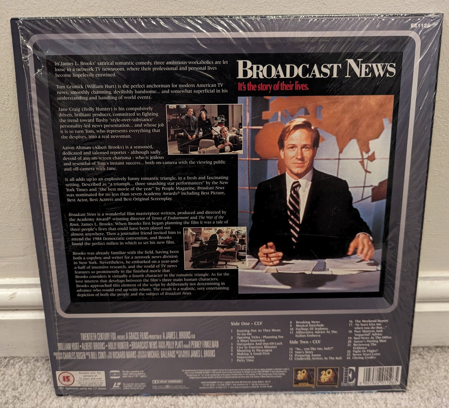 Broadcast News (1987) Laserdisc PAL - Flippin Retro Video Shop