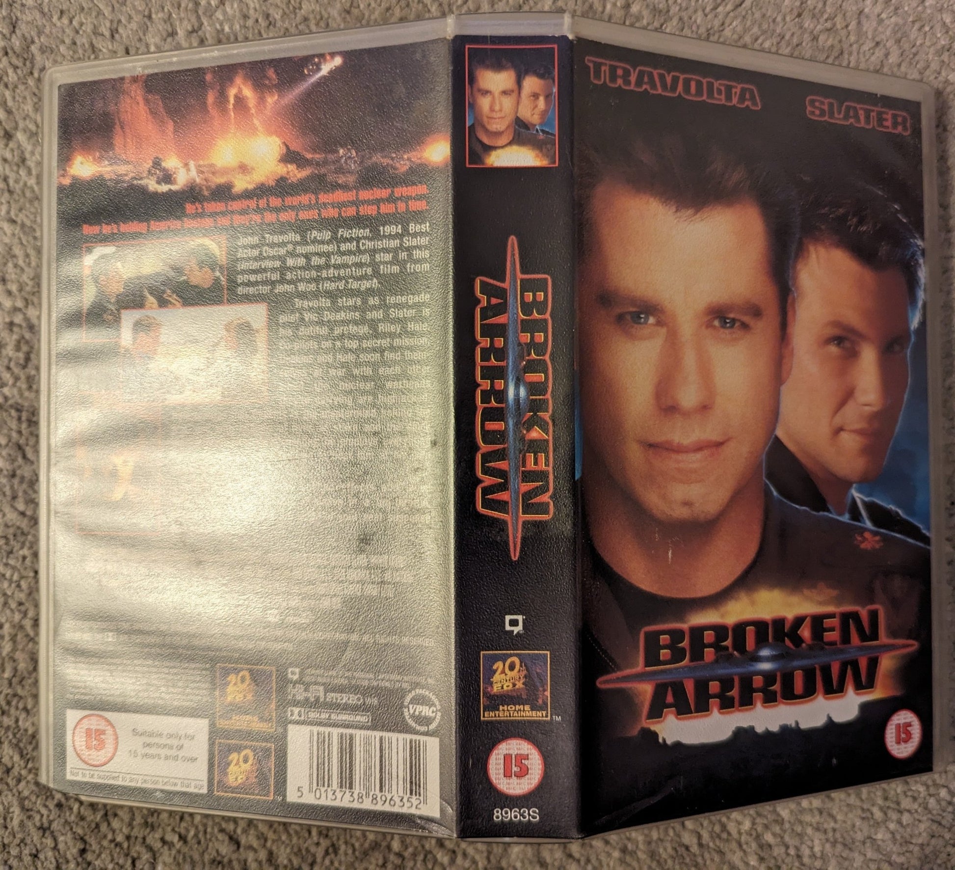 Broken Arrow (1996) VHS Video - Flippin Retro Video Shop