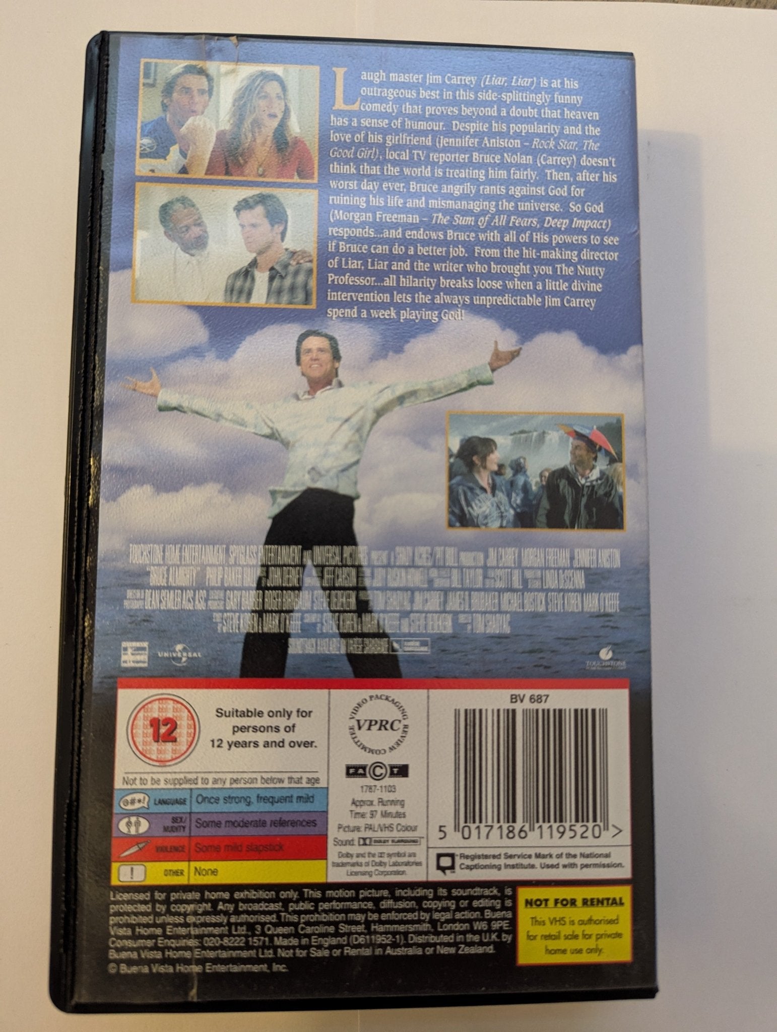 Bruce Almighty (2003) VHS Video - Flippin Retro