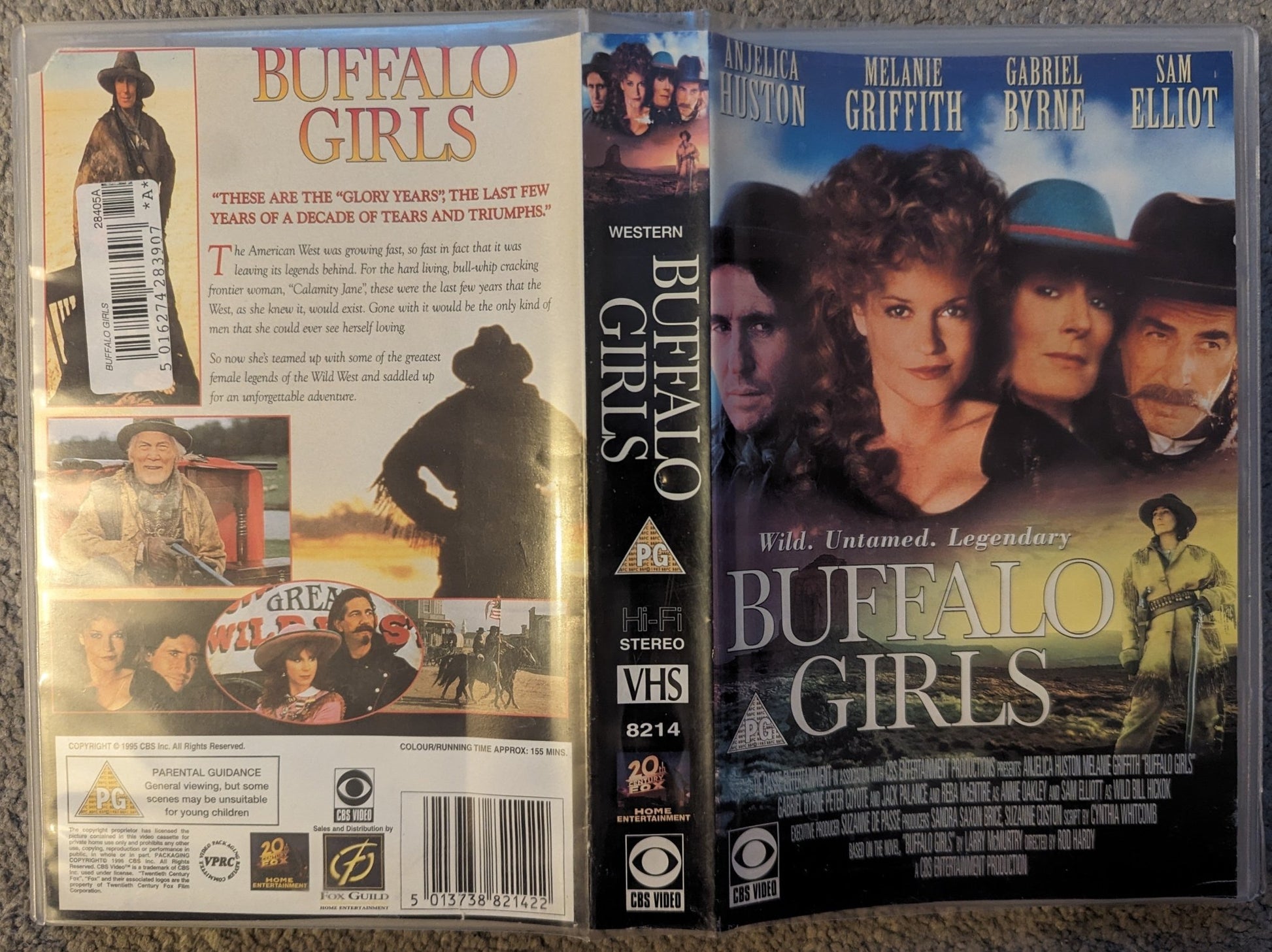 Buffalo Girls (1995) VHS Video Ex Rental - Flippin Retro Video Shop