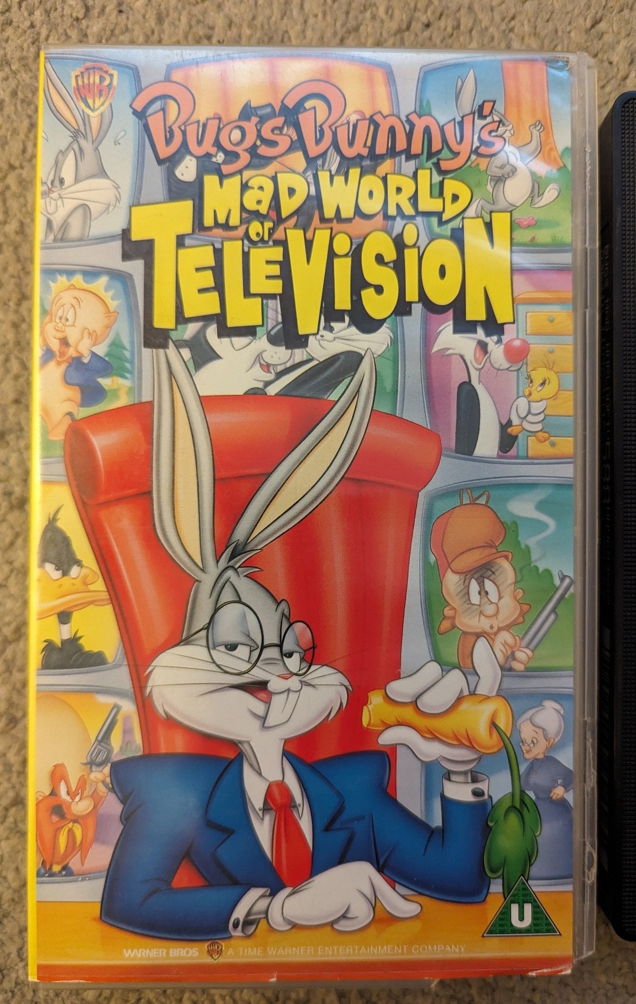 Bugs Bunny Mad World of Television (1982) VHS Video - Flippin Retro Video Shop