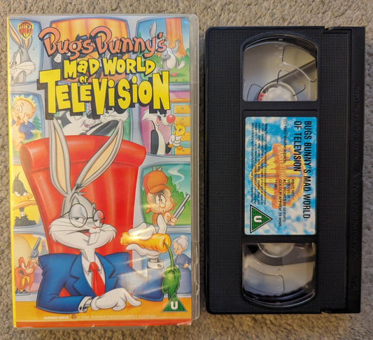 Bugs Bunny Mad World of Television (1982) VHS Video - Flippin Retro Video Shop