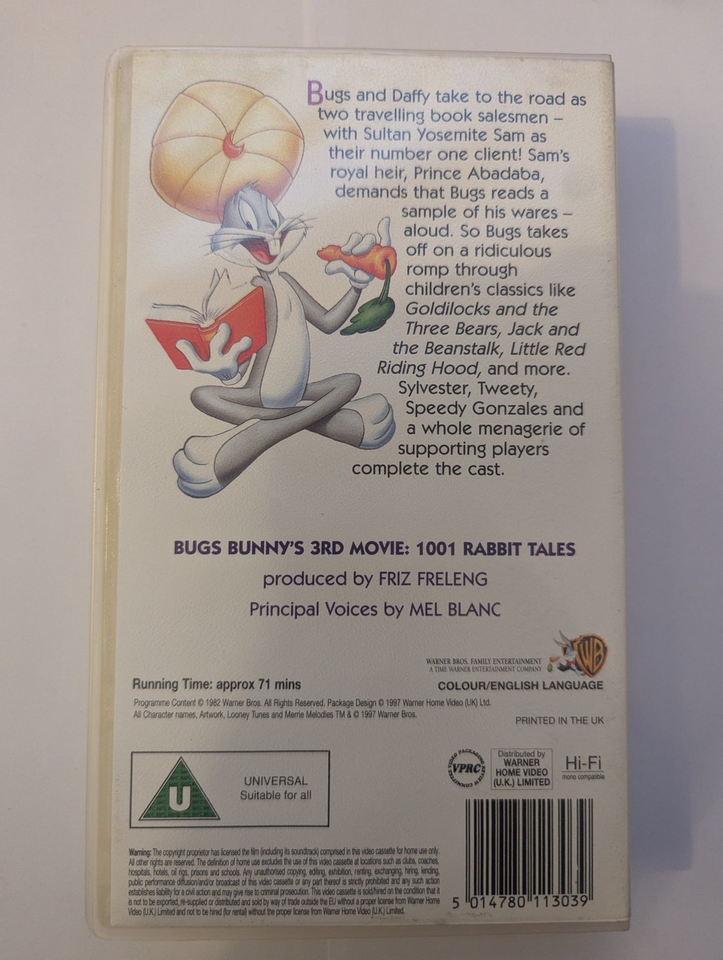 Bugs Bunny's 3rd Movie 1001 Rabbit Tales (1982) VHS Video - Flippin Retro