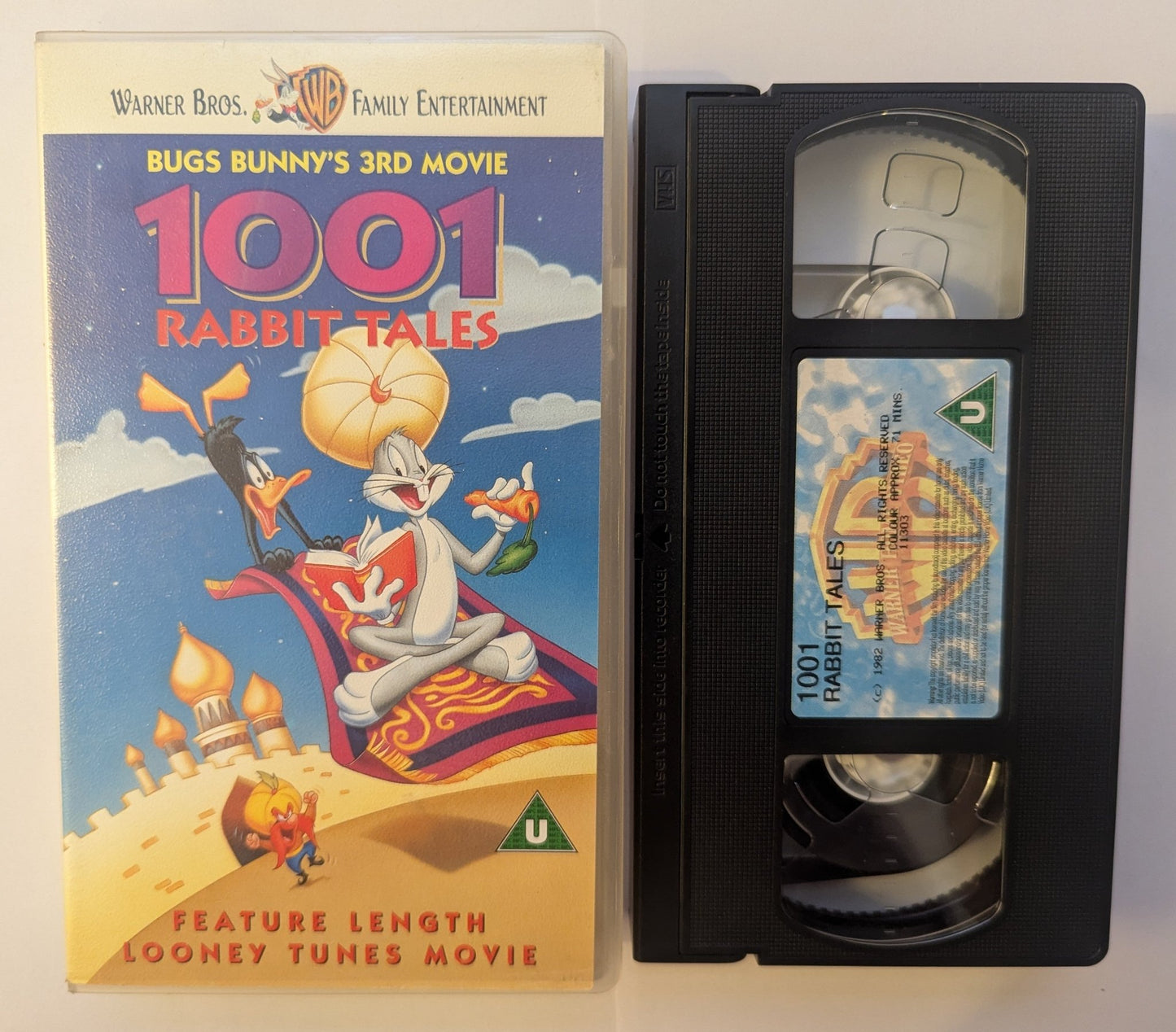 Bugs Bunny's 3rd Movie 1001 Rabbit Tales (1982) VHS Video - Flippin Retro