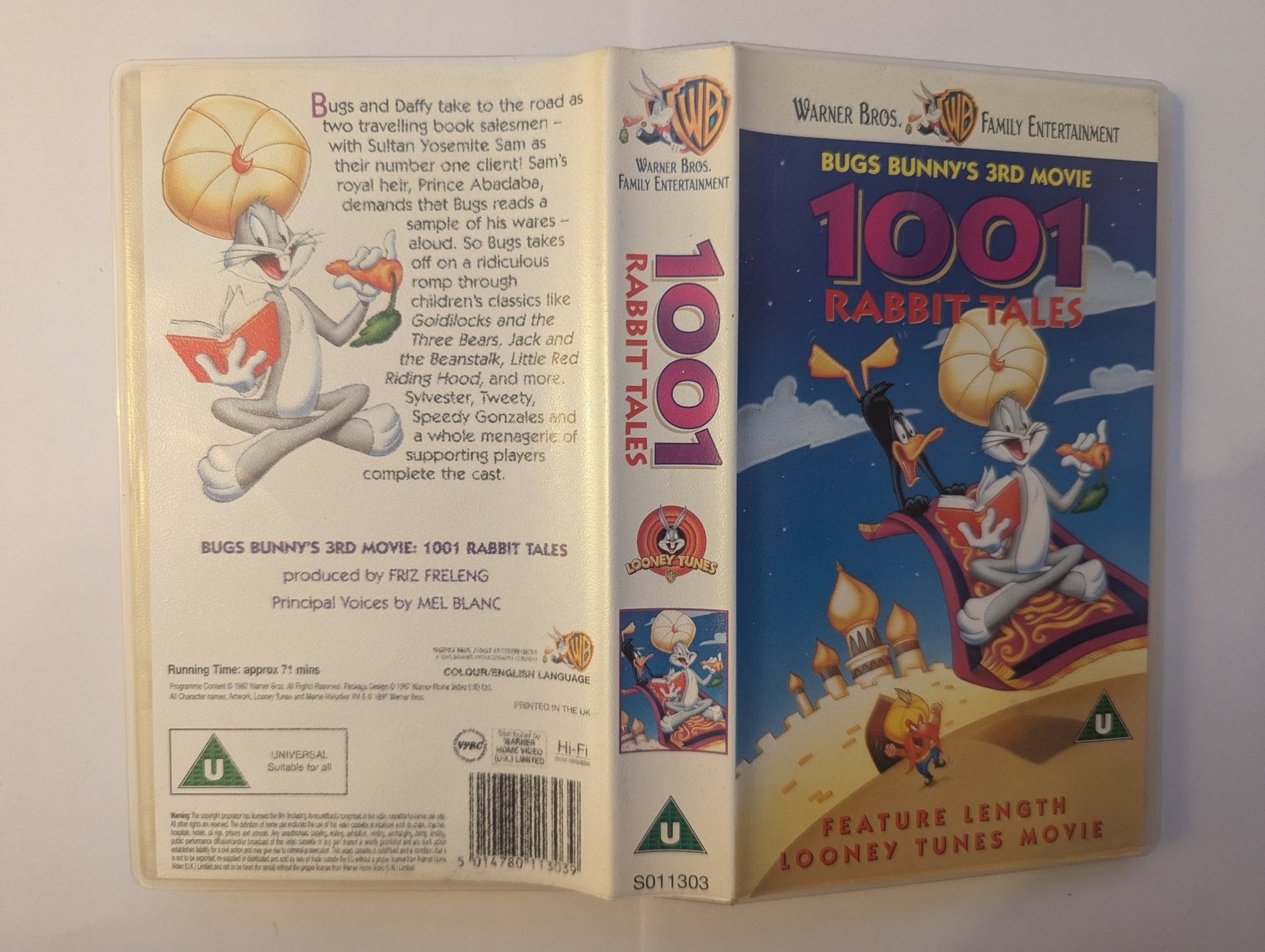 Bugs Bunny's 3rd Movie 1001 Rabbit Tales (1982) VHS Video - Flippin Retro