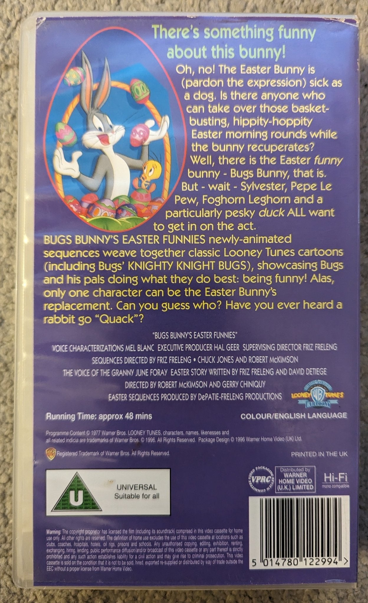 Bugs Bunny's Easter Funnies (1977) VHS Video - Flippin Retro Video Shop