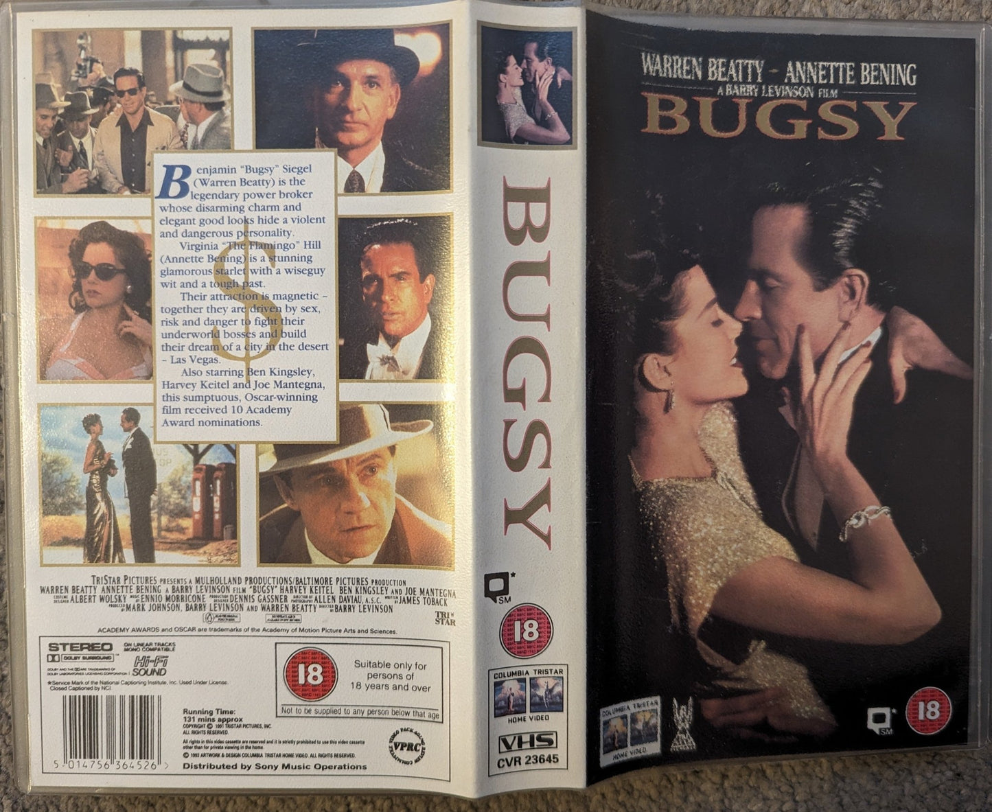 Bugsy (1991) VHS Video - Flippin Retro Video Shop