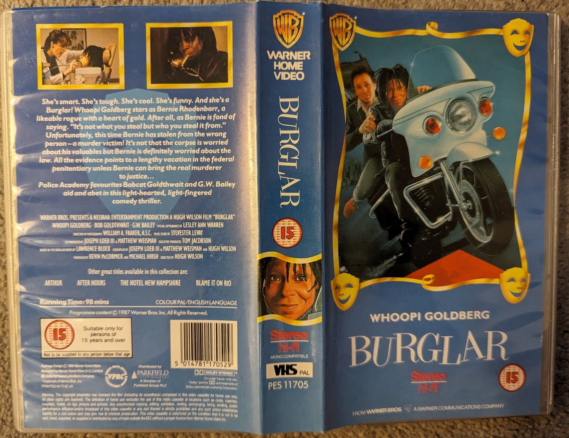 Burglar (1987) VHS Video - Flippin Retro Video Shop