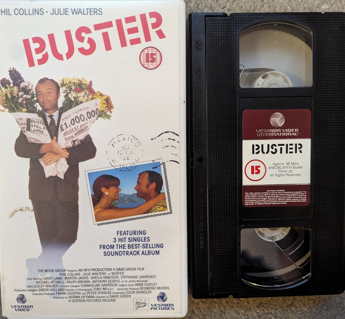 Buster (1988) VHS Video - Flippin Retro Video Shop