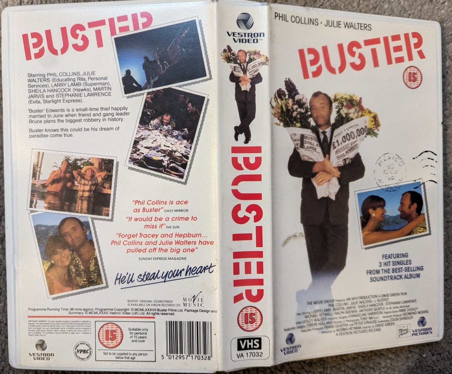 Buster (1988) VHS Video - Flippin Retro Video Shop