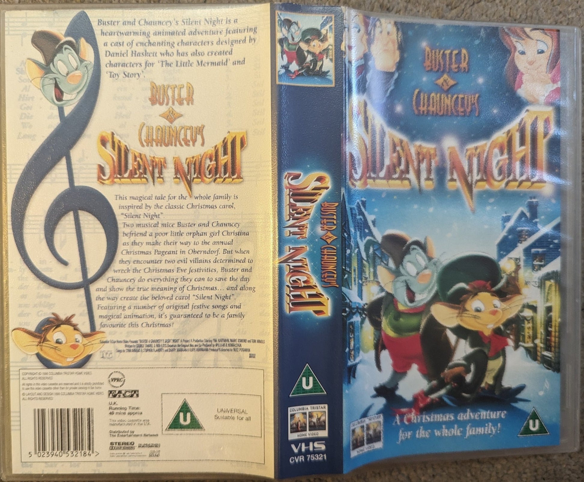 Buster & Chauncey's Silent Night (1998) VHS Video - Flippin Retro Video Shop