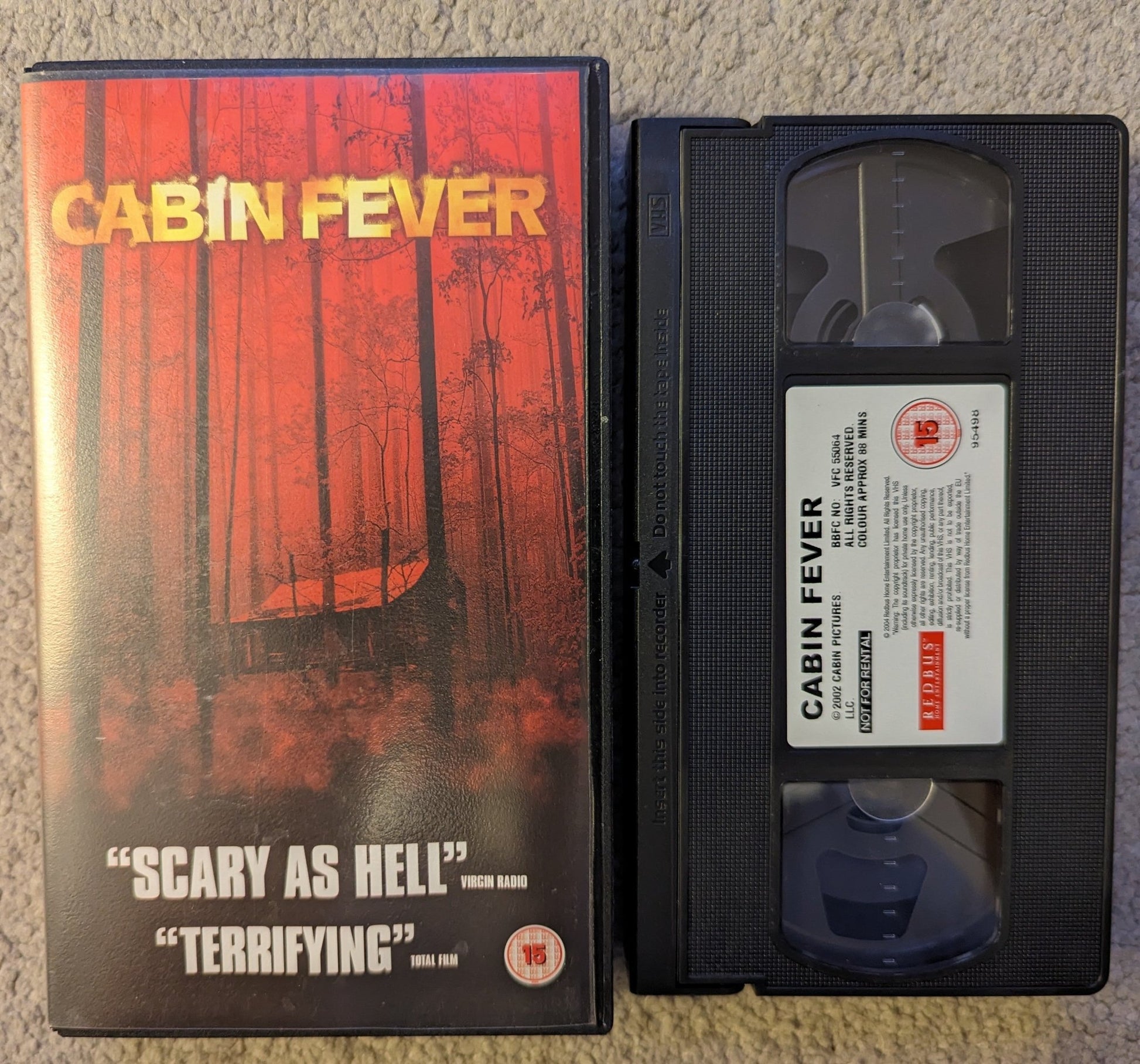 Cabin Fever (2002) VHS Video - Flippin Retro Video Shop