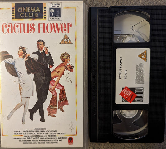 Cactus Flower (1969) VHS Video Cinema Club - Flippin Retro Video Shop