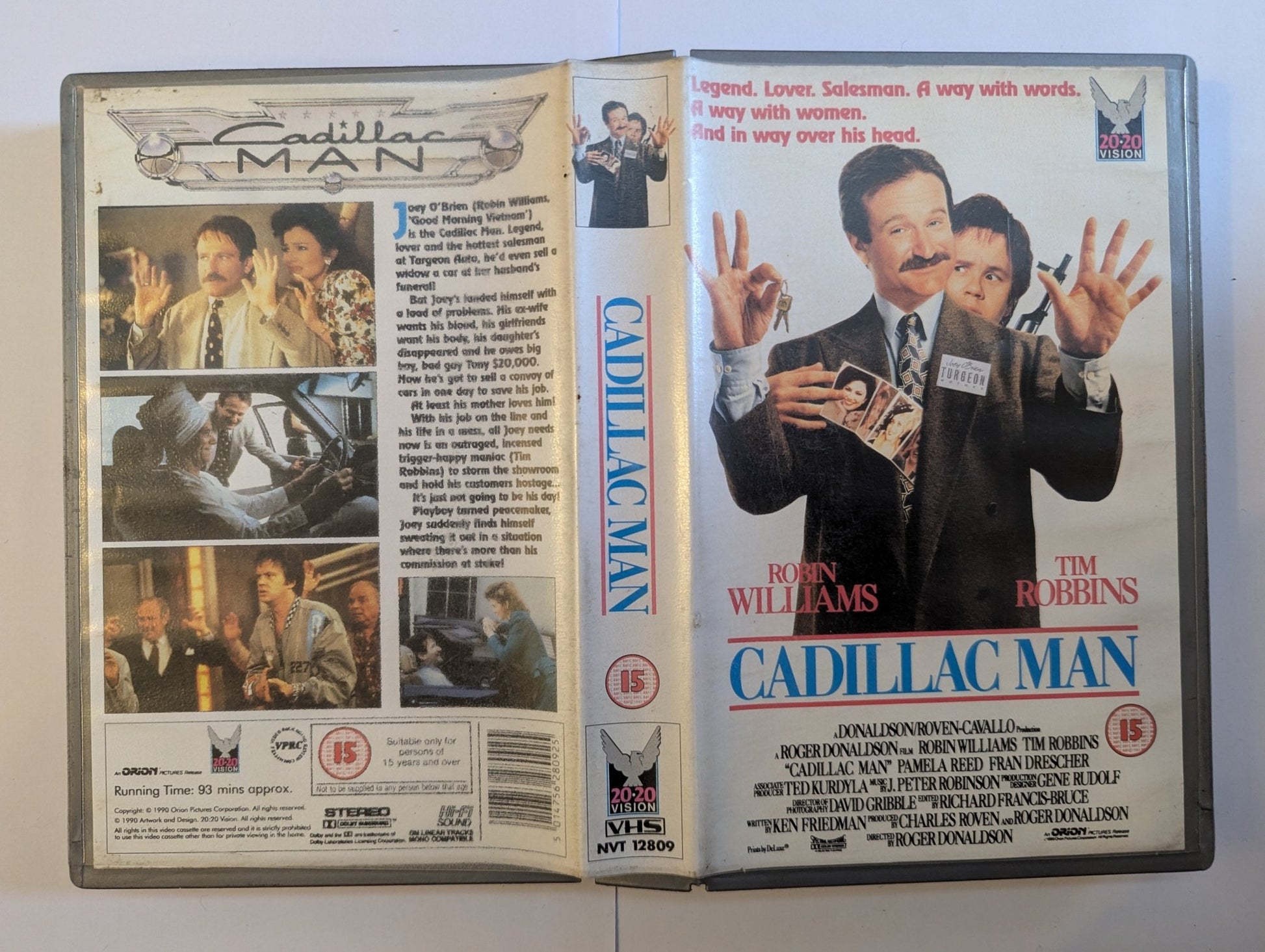 Cadillac Man (1990) VHS Video Ex Rental - Flippin Retro Video Shop