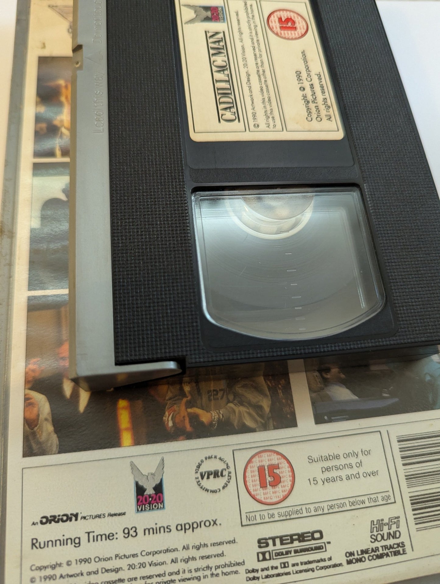 Cadillac Man (1990) VHS Video Ex Rental - Flippin Retro Video Shop