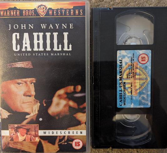 Cahill United States Marshal (1973) VHS Video - Flippin Retro Video Shop