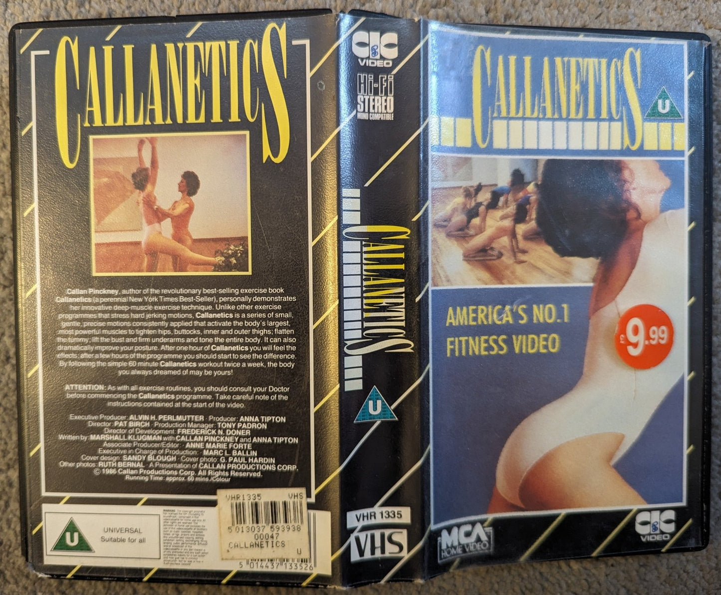 Callanetics VHS Video - Flippin Retro Video Shop