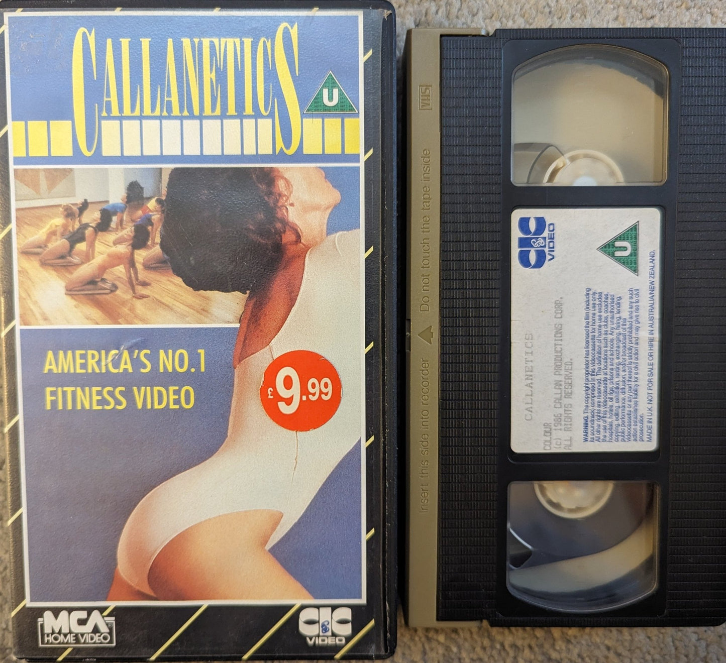 Callanetics VHS Video - Flippin Retro Video Shop