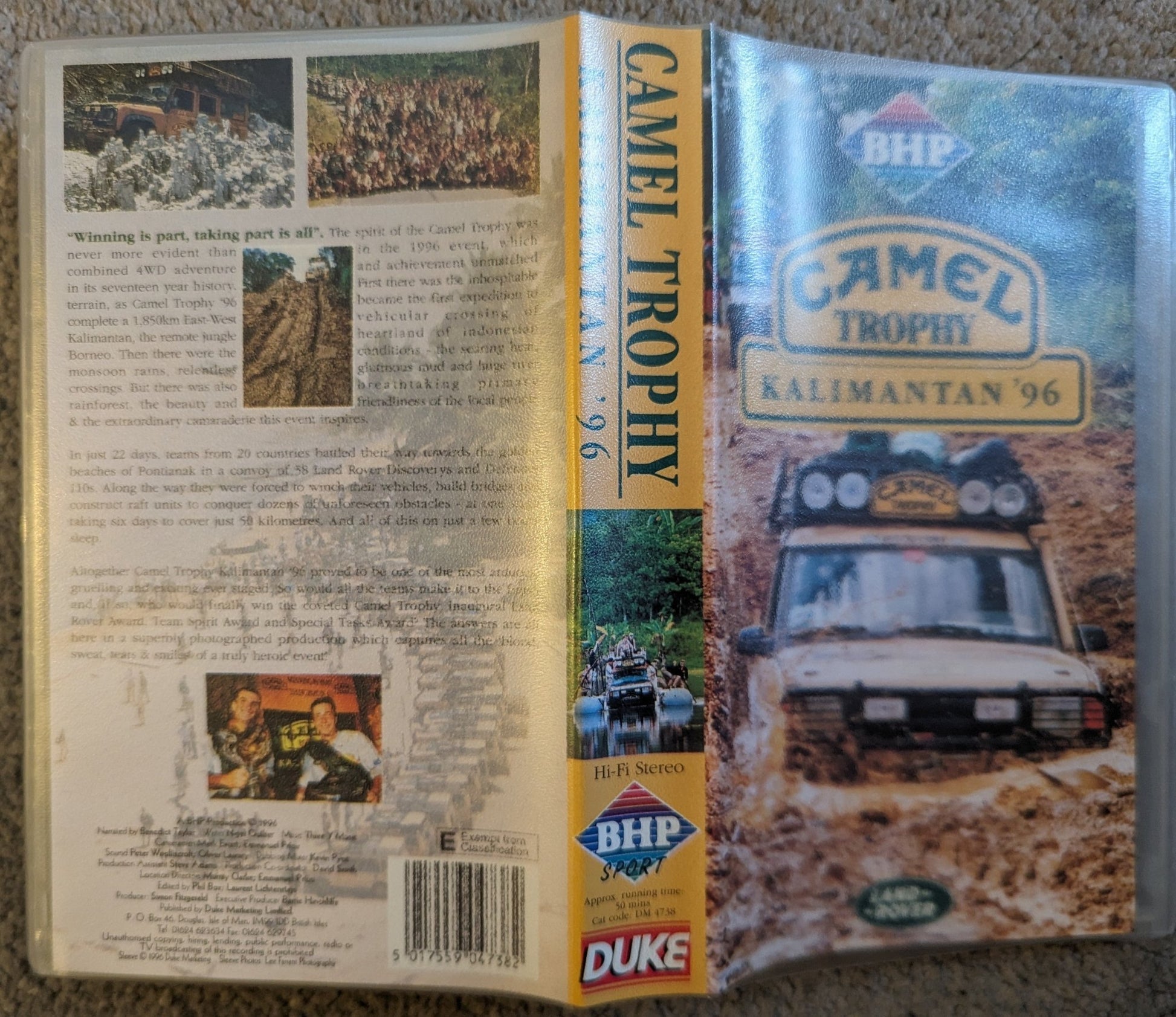 Camel Trophy Kalimantan Duke (1996) VHS Video - Flippin Retro Video Shop