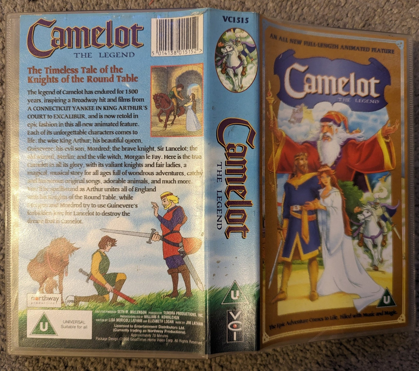 Camelot The Legend VHS Video - Flippin Retro Video Shop