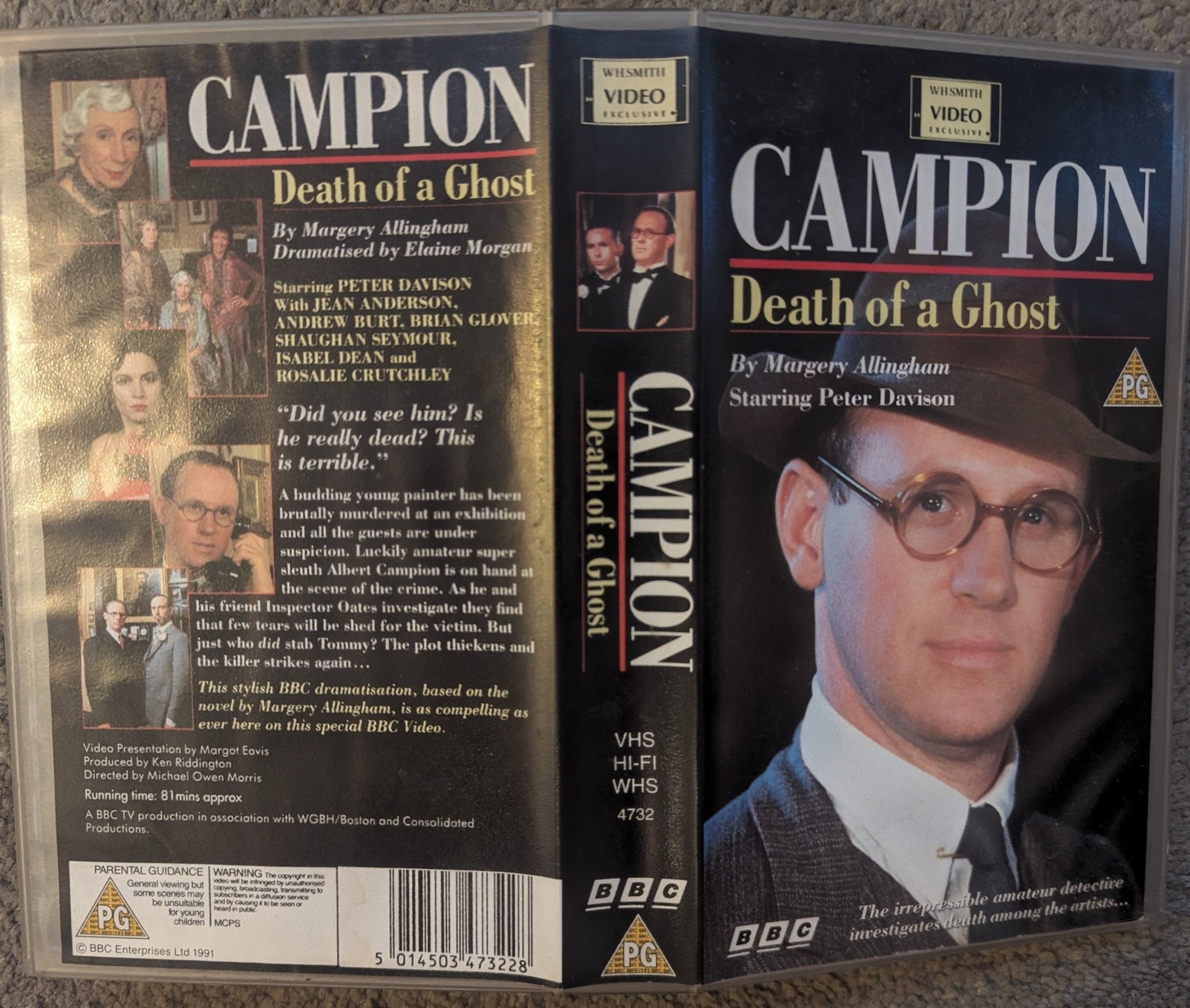 Campion Death Of A Ghost VHS Video - Flippin Retro Video Shop