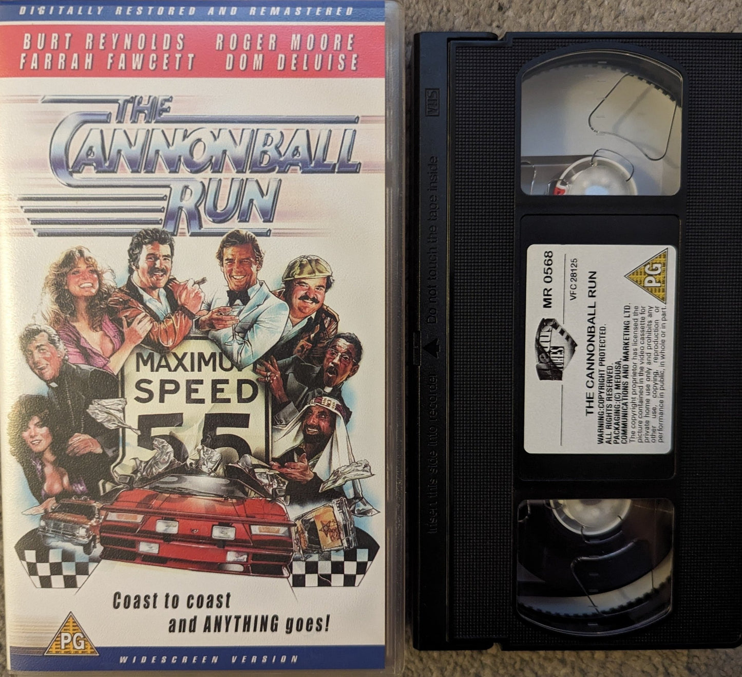 Cannonball Run (1981) VHS Video - Flippin Retro Video Shop