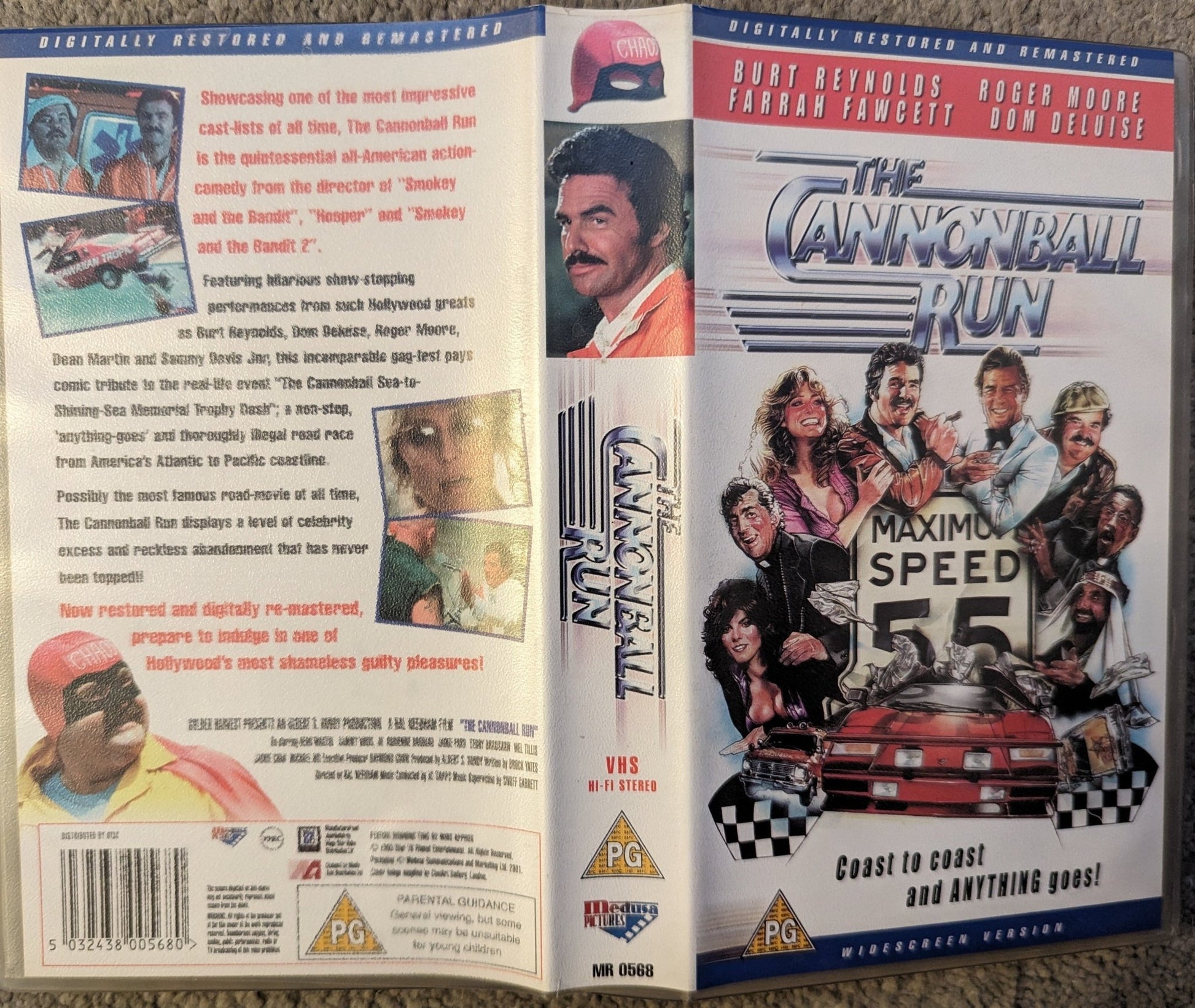 Cannonball Run (1981) VHS Video - Flippin Retro Video Shop