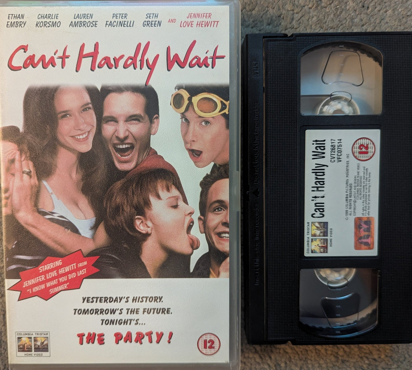 Can't Hardly Wait (1998) VHS Video Ex Rental - Flippin Retro Video Shop