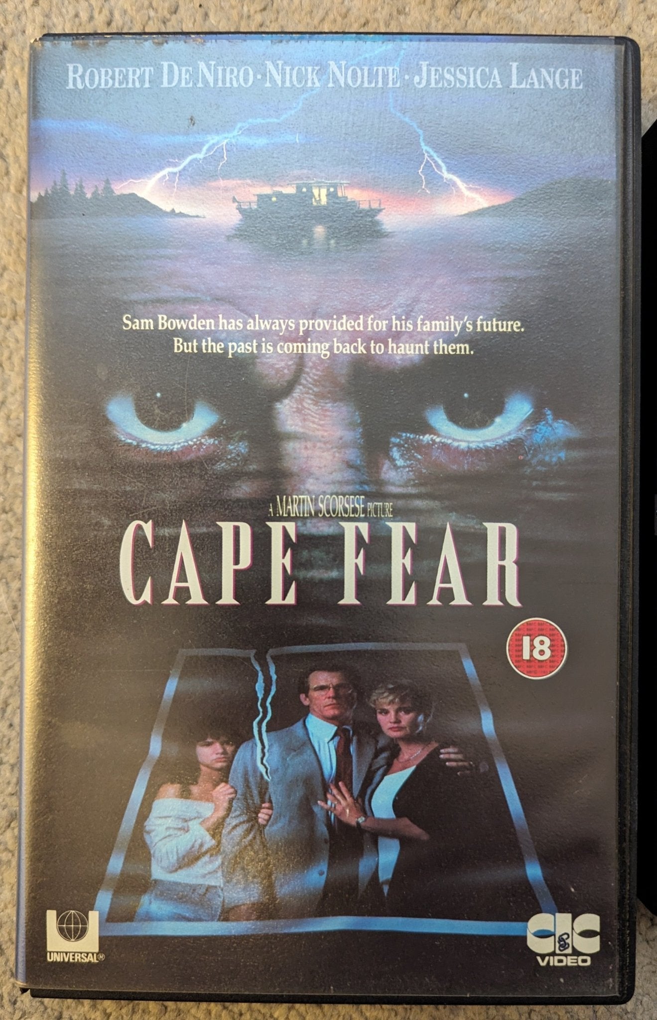 Cape Fear (1991) VHS Video Ex Rental - Flippin Retro Video Shop