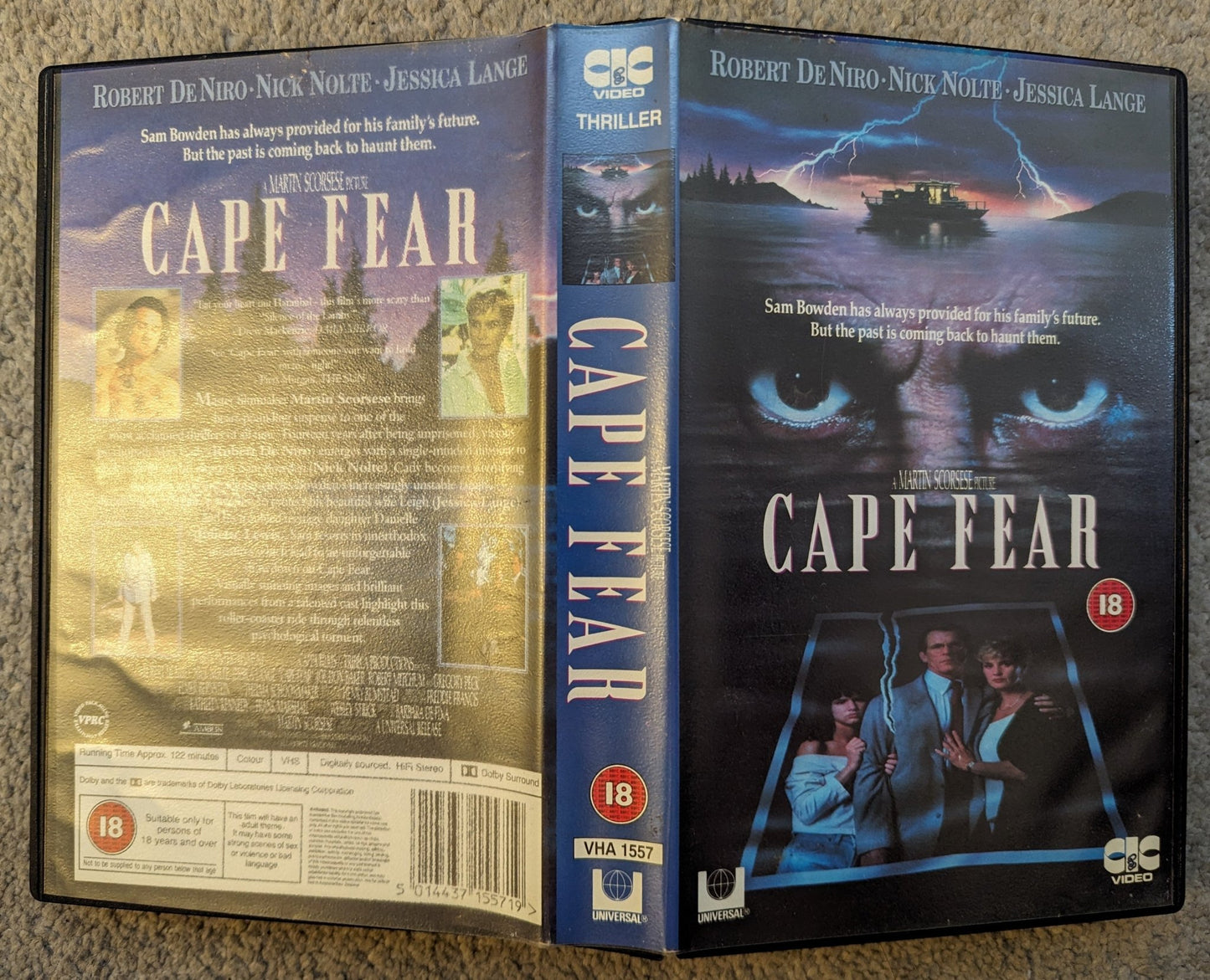 Cape Fear (1991) VHS Video Ex Rental - Flippin Retro Video Shop