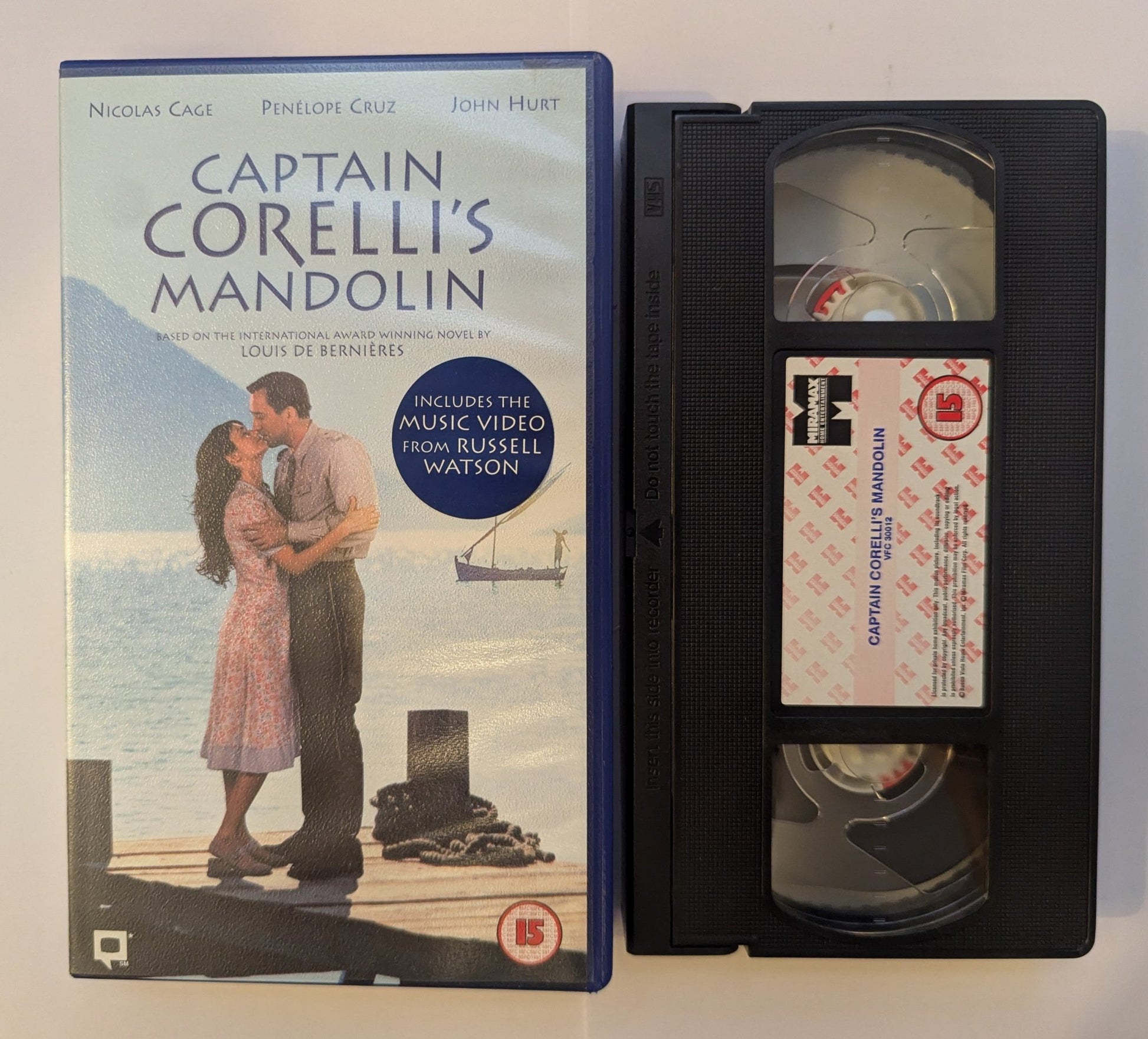 Captain Corelli's Mandolin (2001) VHS Video - Flippin Retro