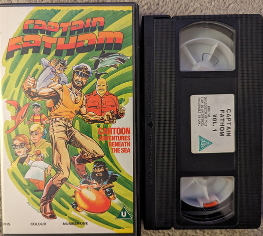 Captain Fathom (1965) VHS Video - Flippin Retro Video Shop