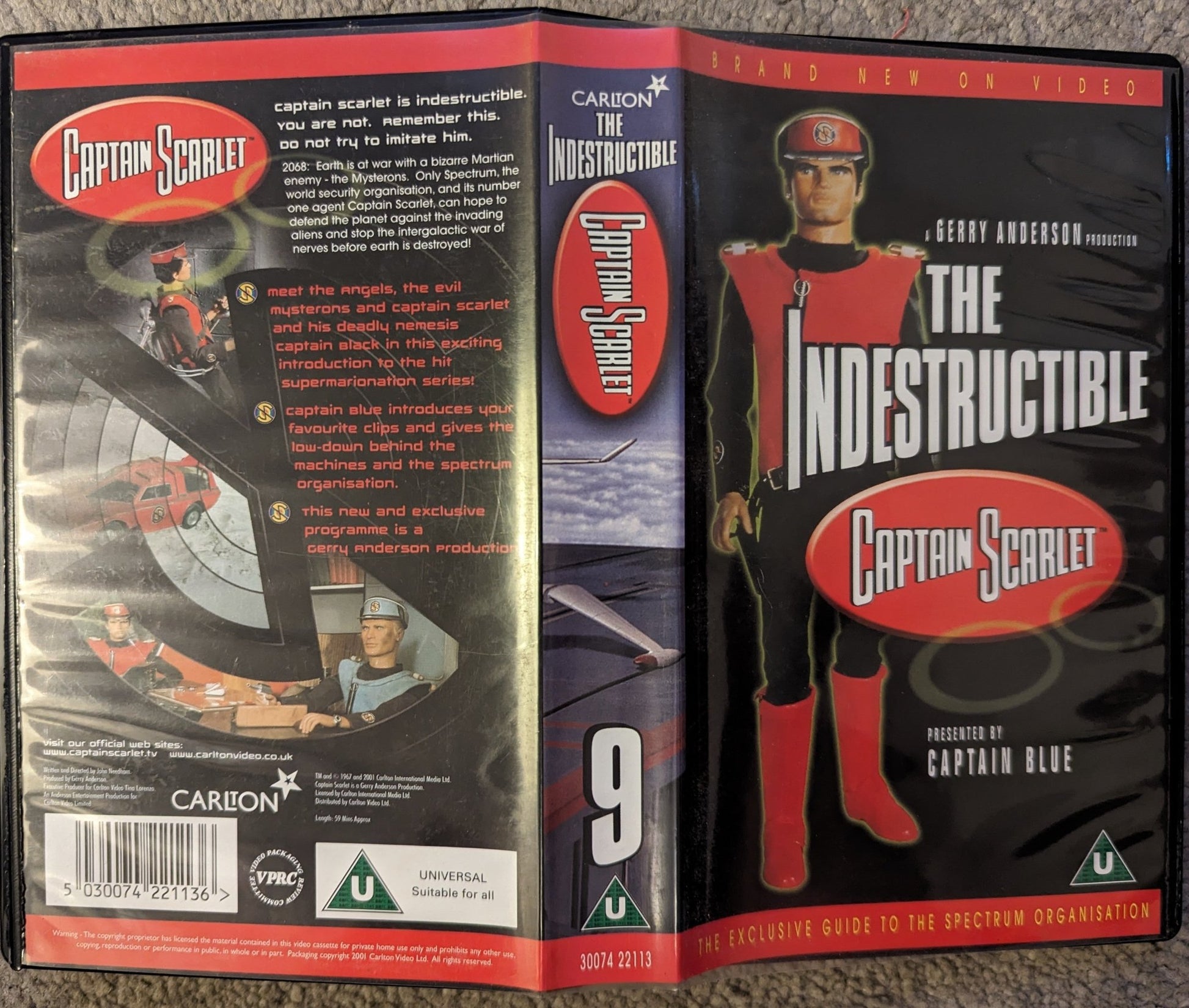 Captain Scarlet Volume 9 VHS Video - Flippin Retro Video Shop