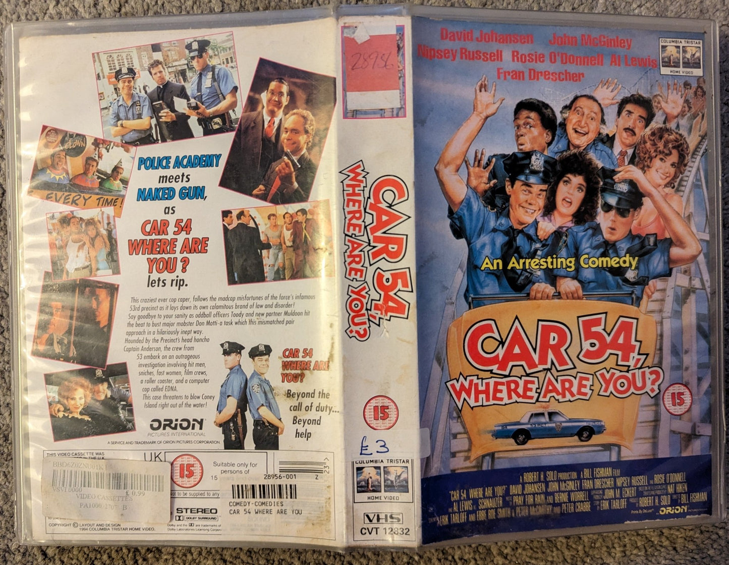 Car 54 Where Are You? VHS Video Ex Rental - Flippin Retro Video Shop