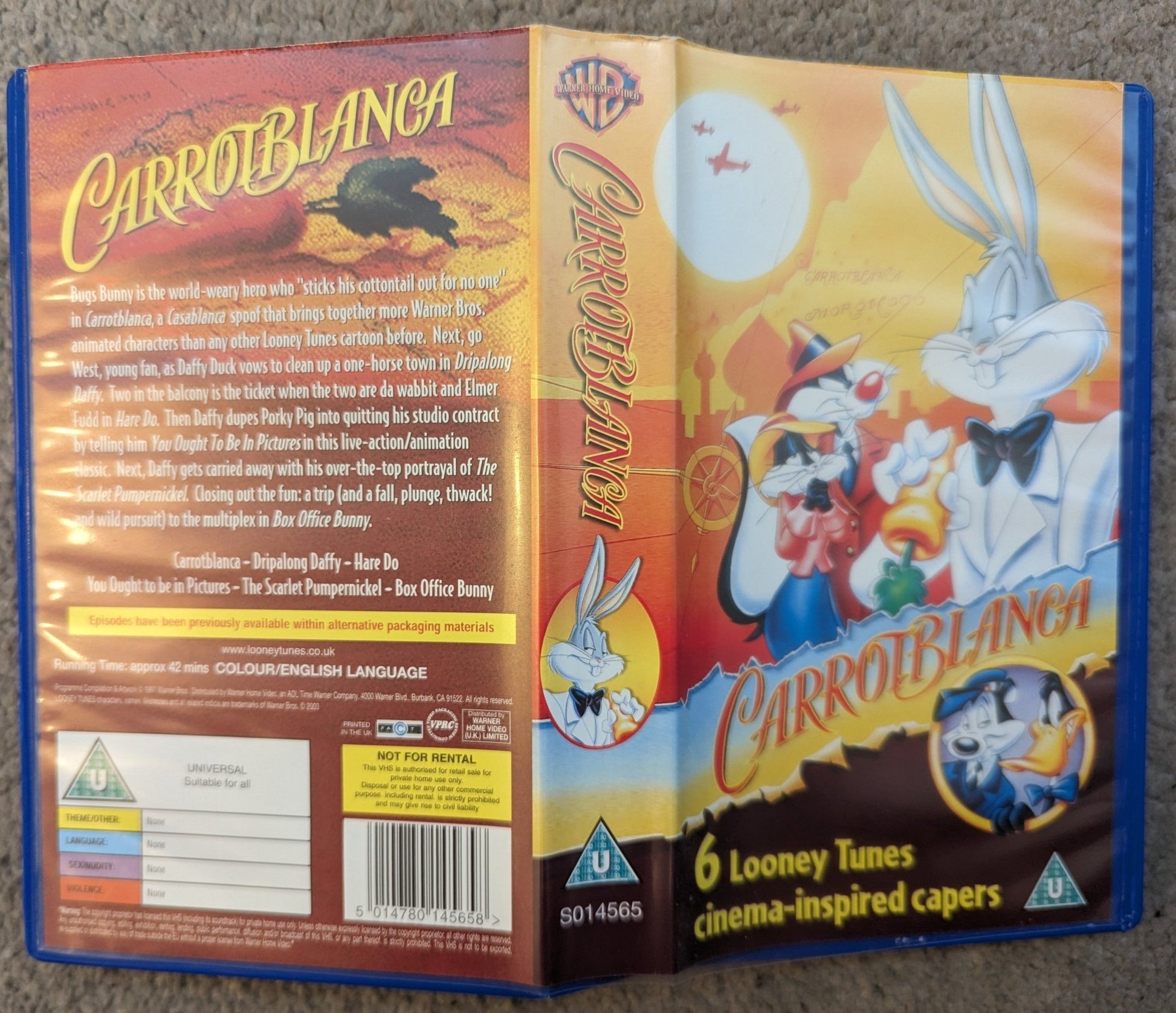 Carrotblanca Bugs Bunny (1995) VHS Video - Flippin Retro Video Shop