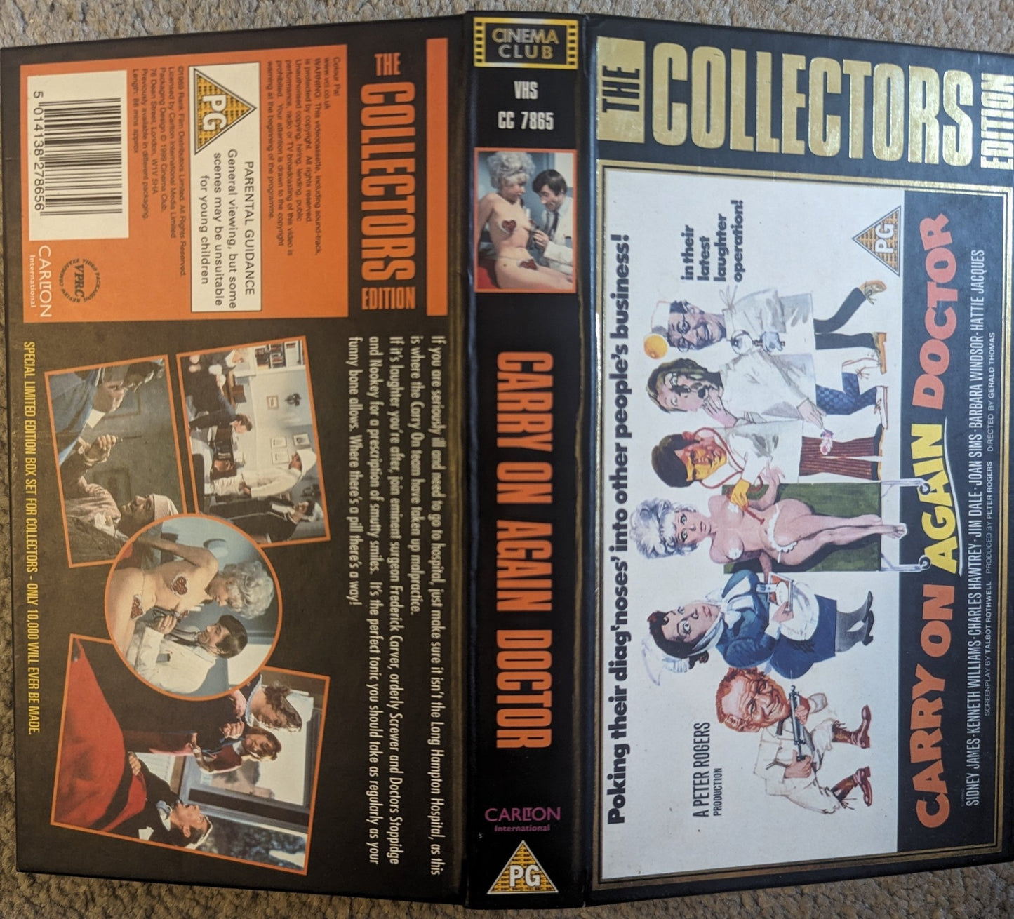 Carry On Again Doctor (1969) VHS Video - Flippin Retro Video Shop