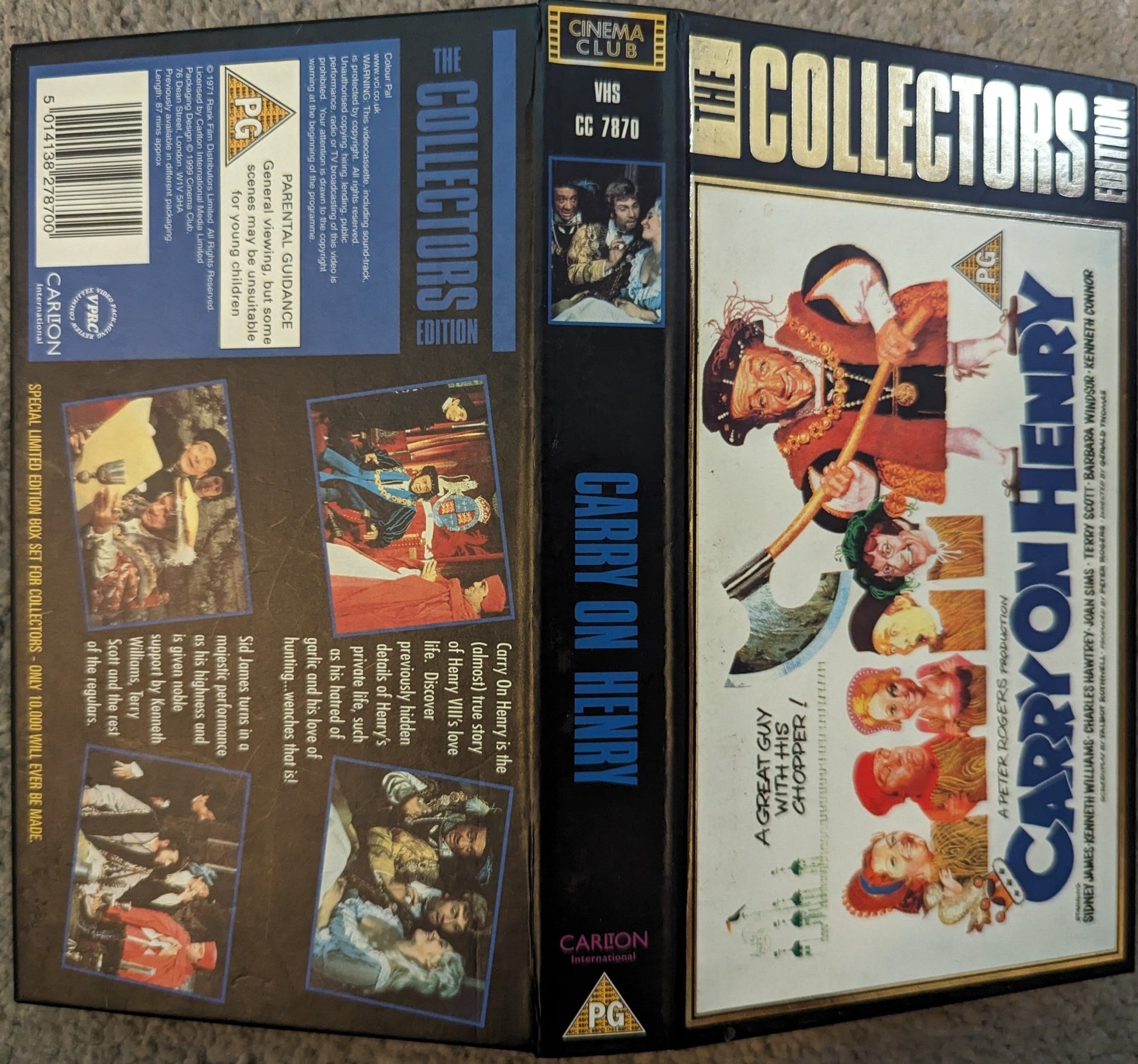 Carry On Henry VHS Video - Flippin Retro Video Shop