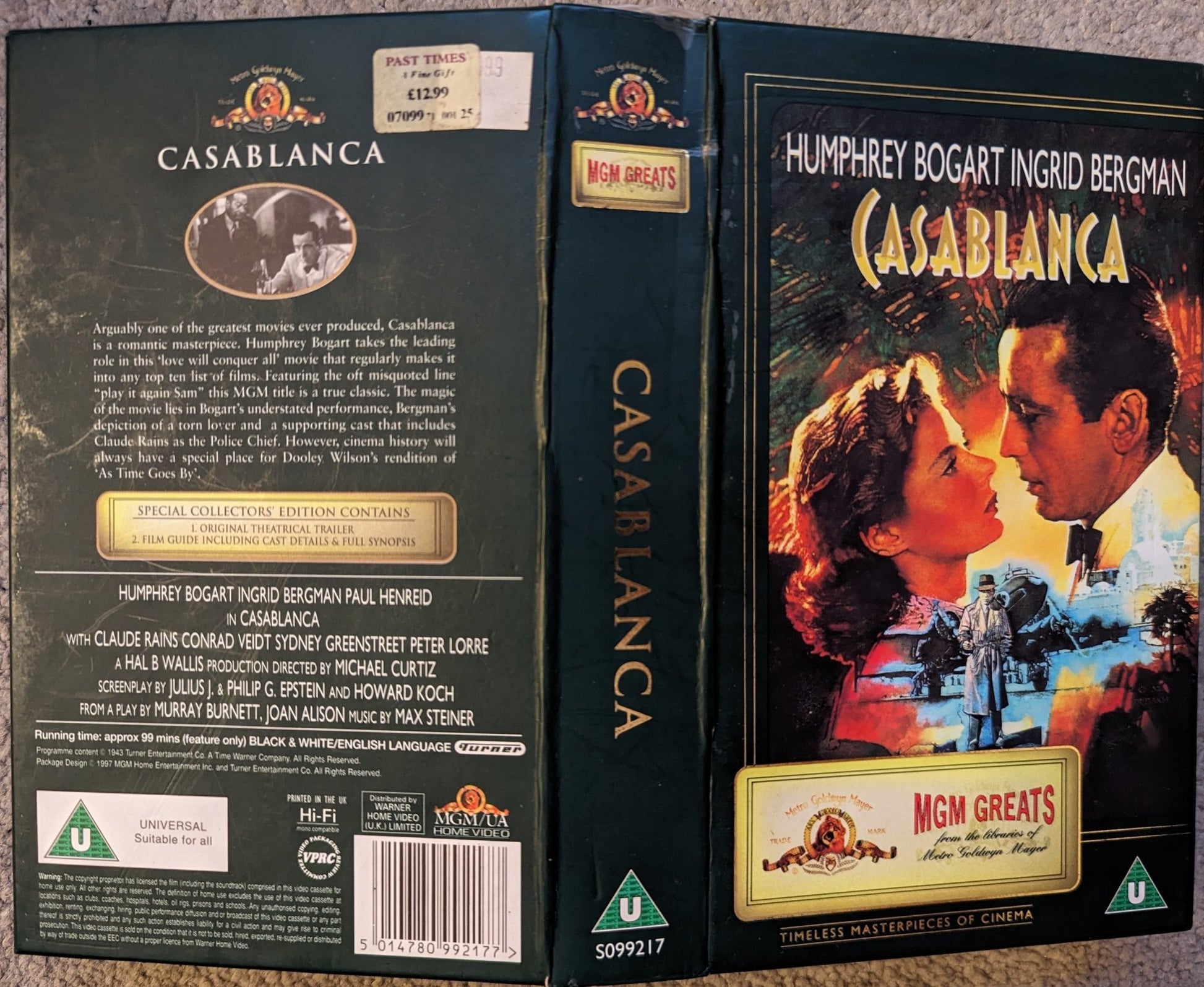 Casablanca (1942) VHS Video *Sealed* - Flippin Retro Video Shop