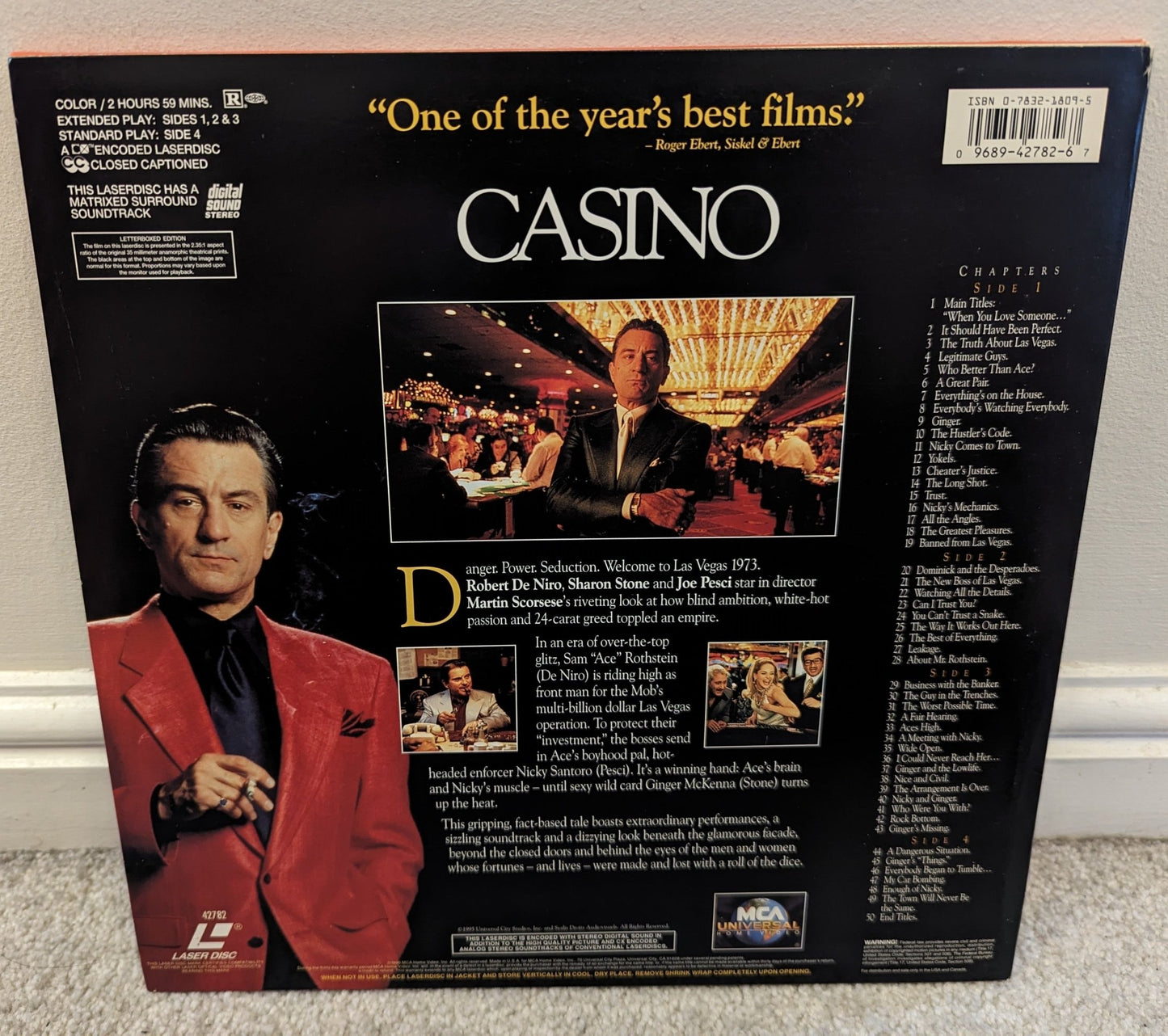 Casino (1995) Laserdisc NTSC - Flippin Retro Video Shop