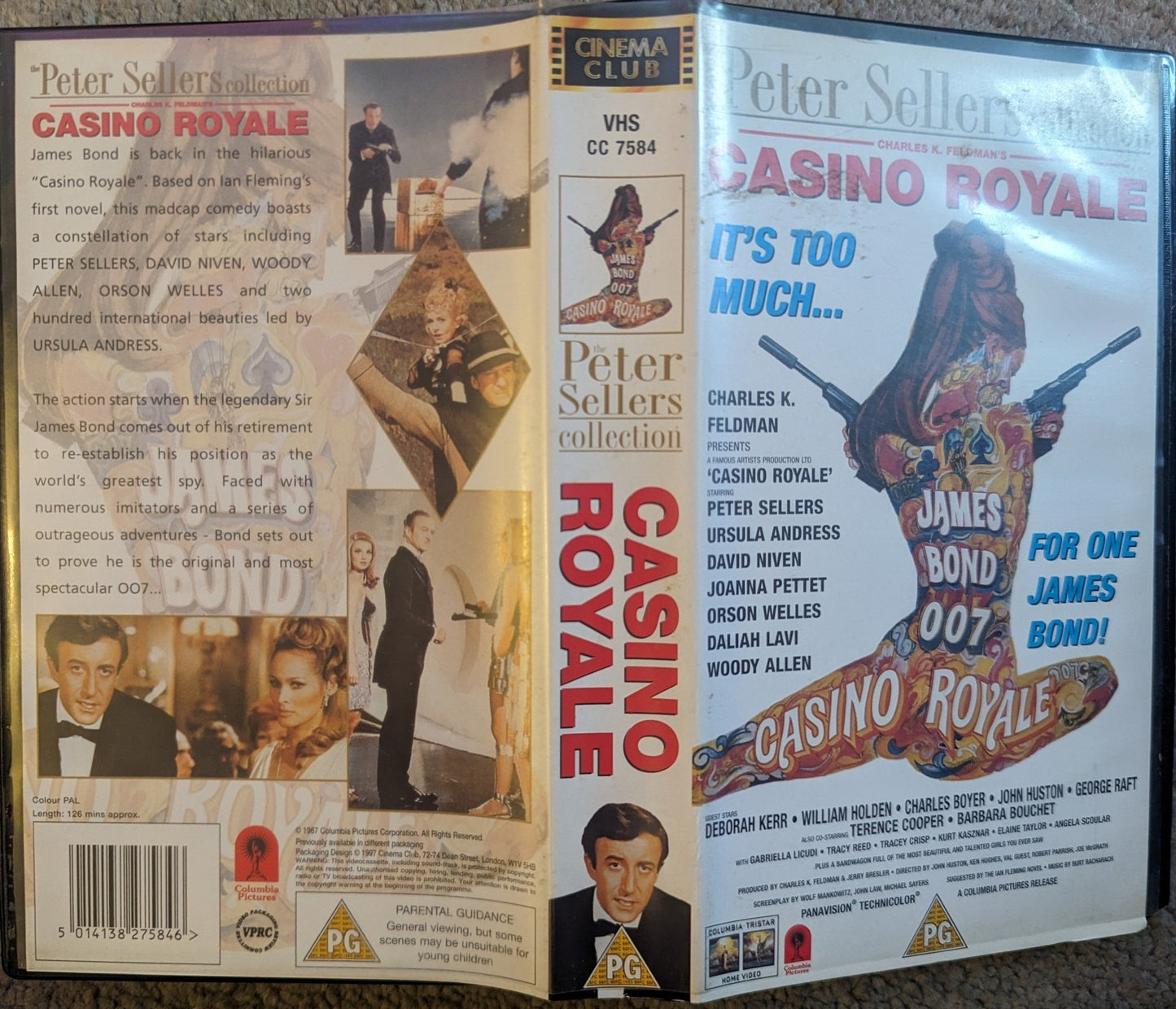 Casino Royale (1967) VHS Video - Flippin Retro Video Shop