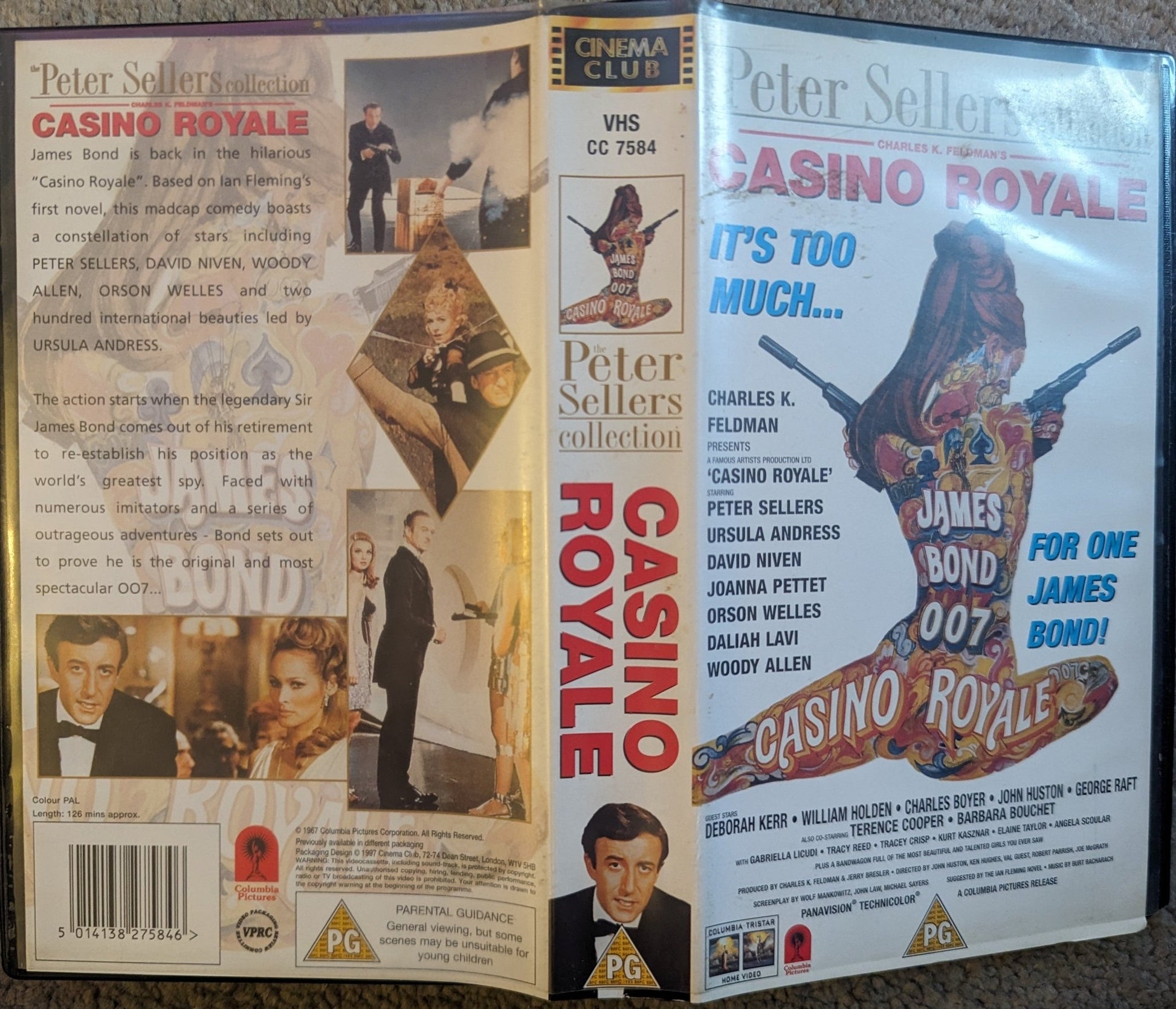 Casino Royale (1967) VHS Video - Flippin Retro Video Shop