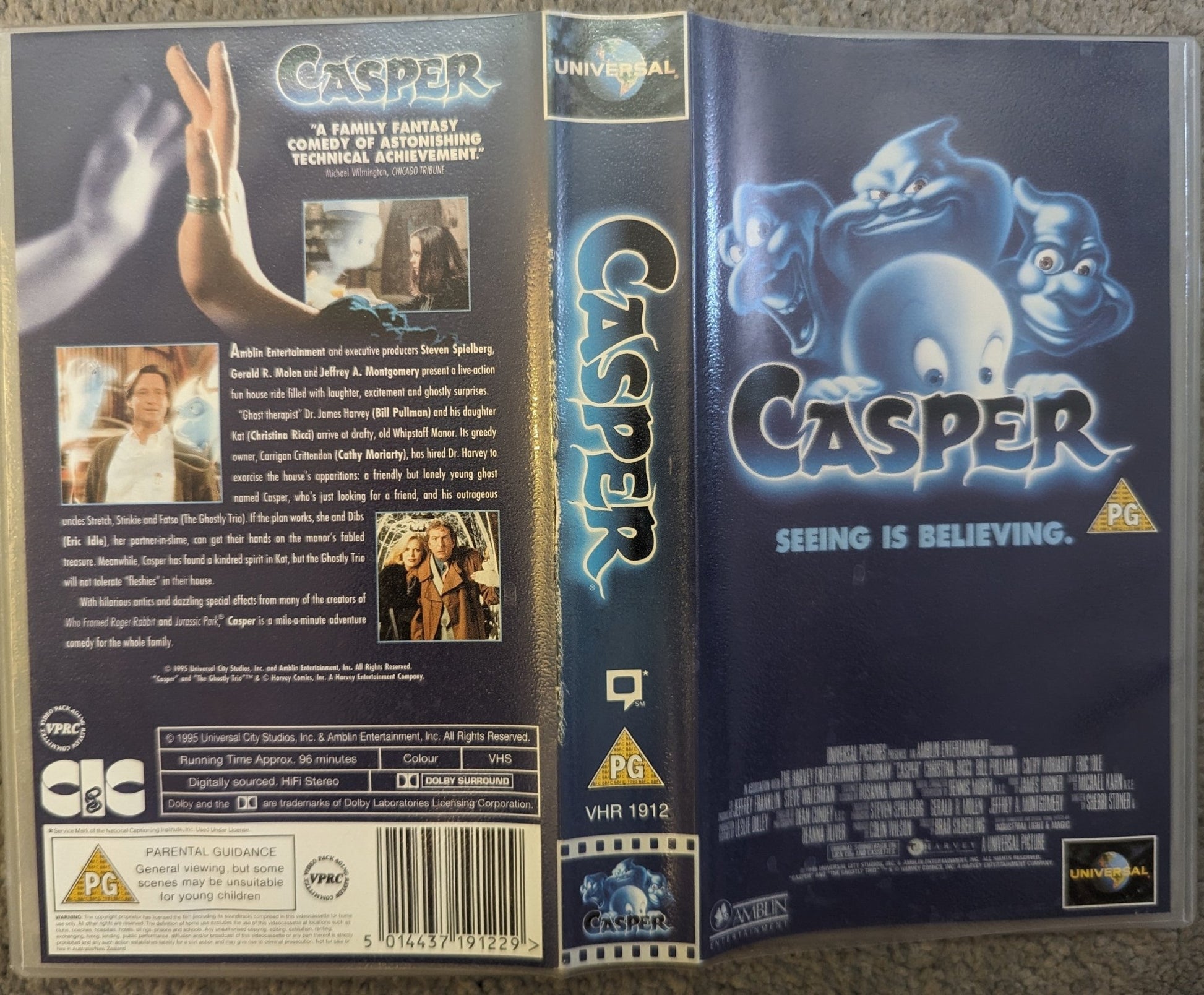 Casper (1995) VHS Video - Flippin Retro Video Shop