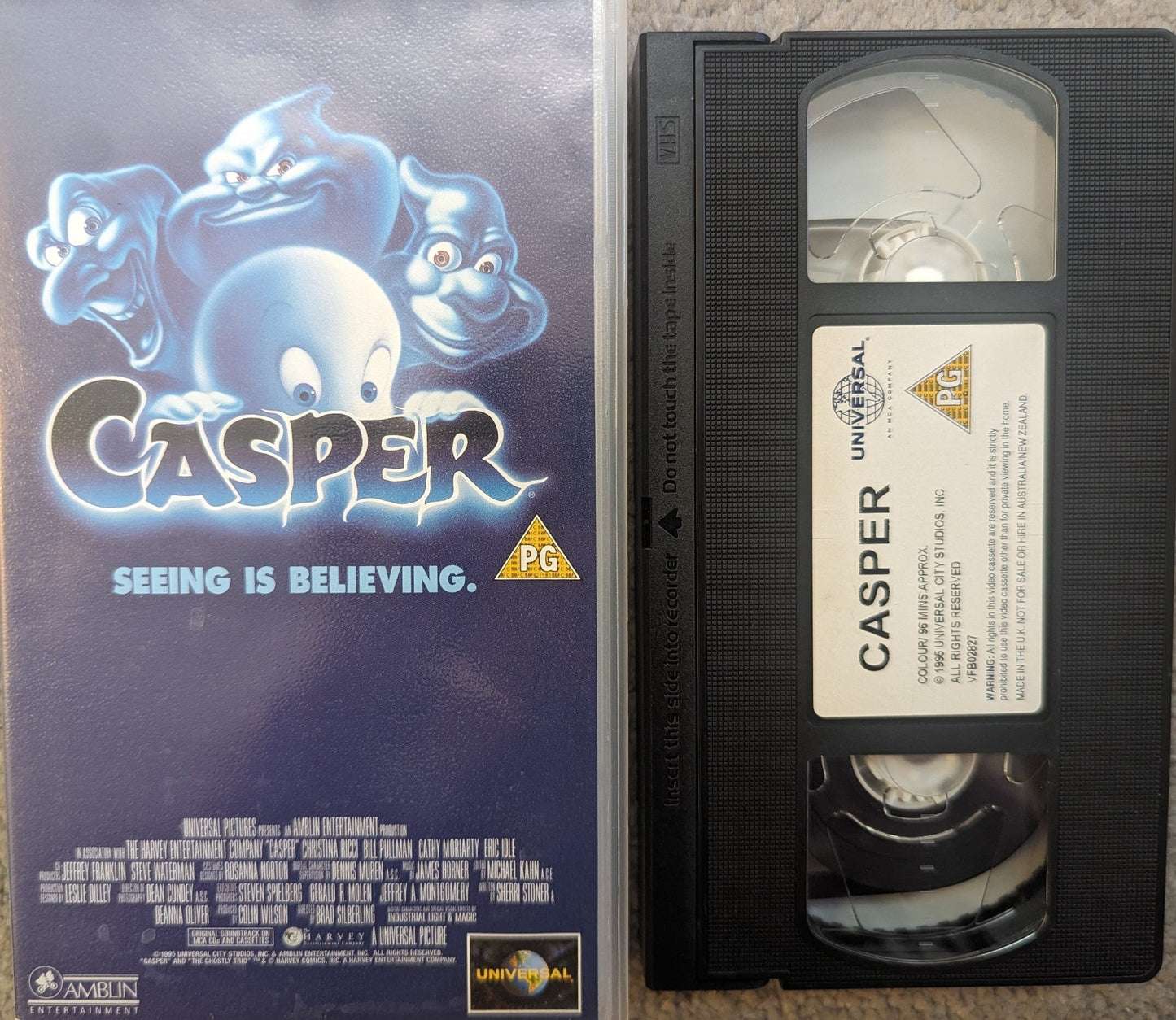 Casper (1995) VHS Video - Flippin Retro Video Shop