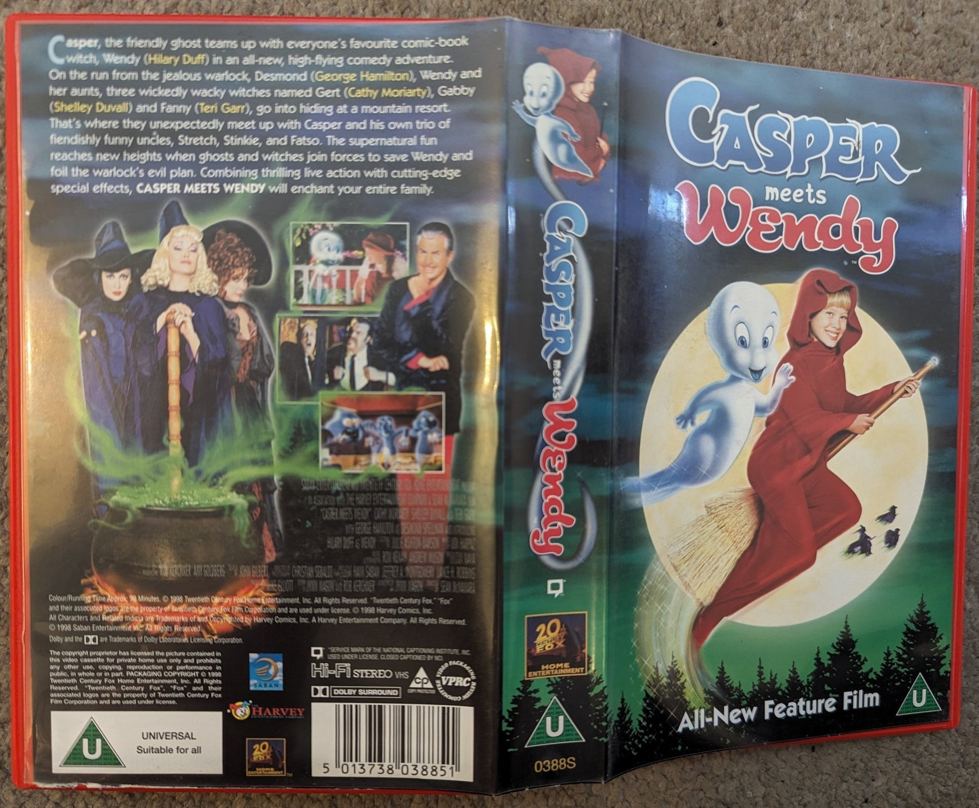 Casper Meets Wendy (1998) VHS Video - Flippin Retro Video Shop