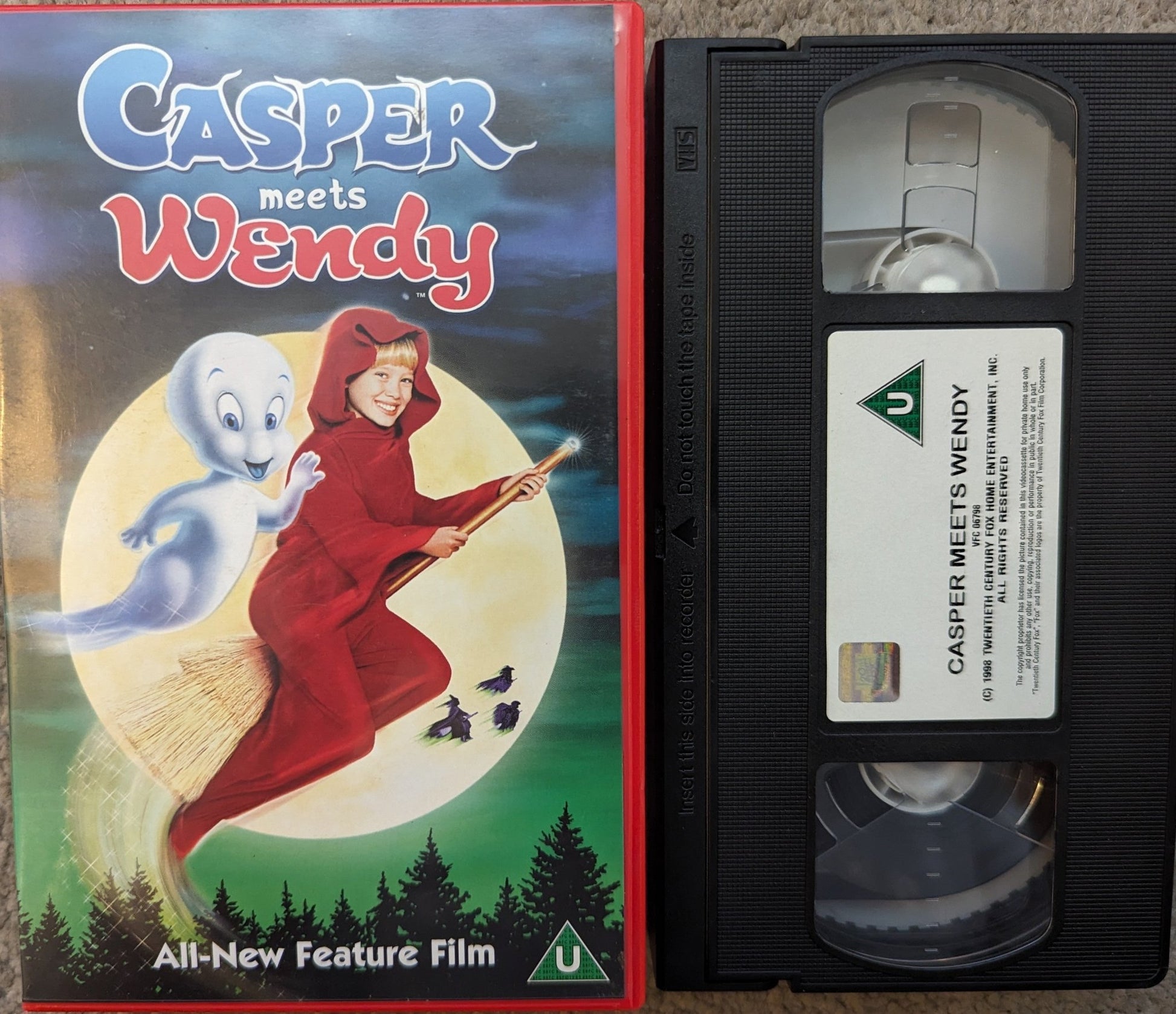 Casper Meets Wendy (1998) VHS Video - Flippin Retro Video Shop